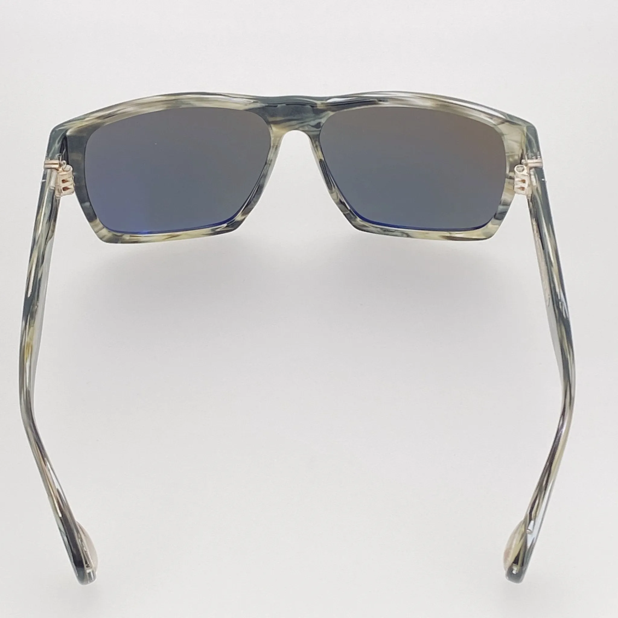 Ann Demeulemeester Sunglasses Angular Brown and Green