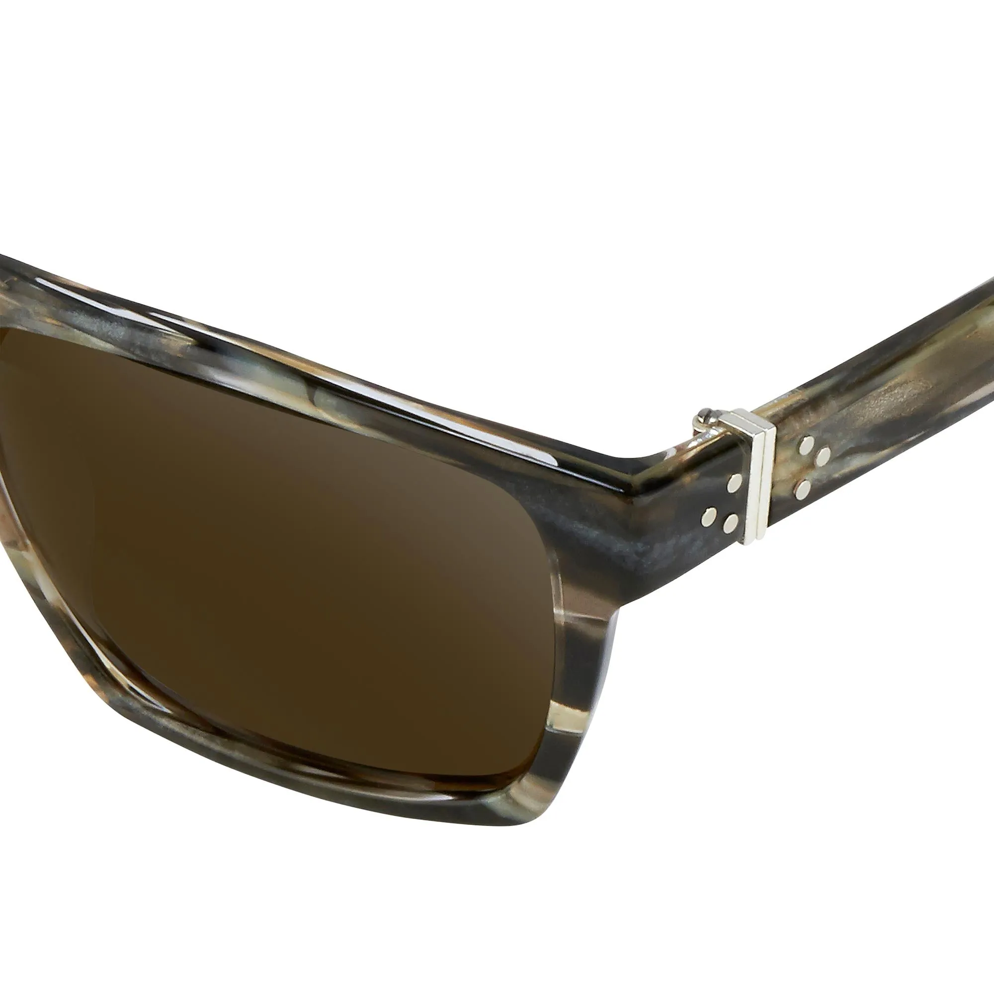 Ann Demeulemeester Sunglasses Angular Brown and Green