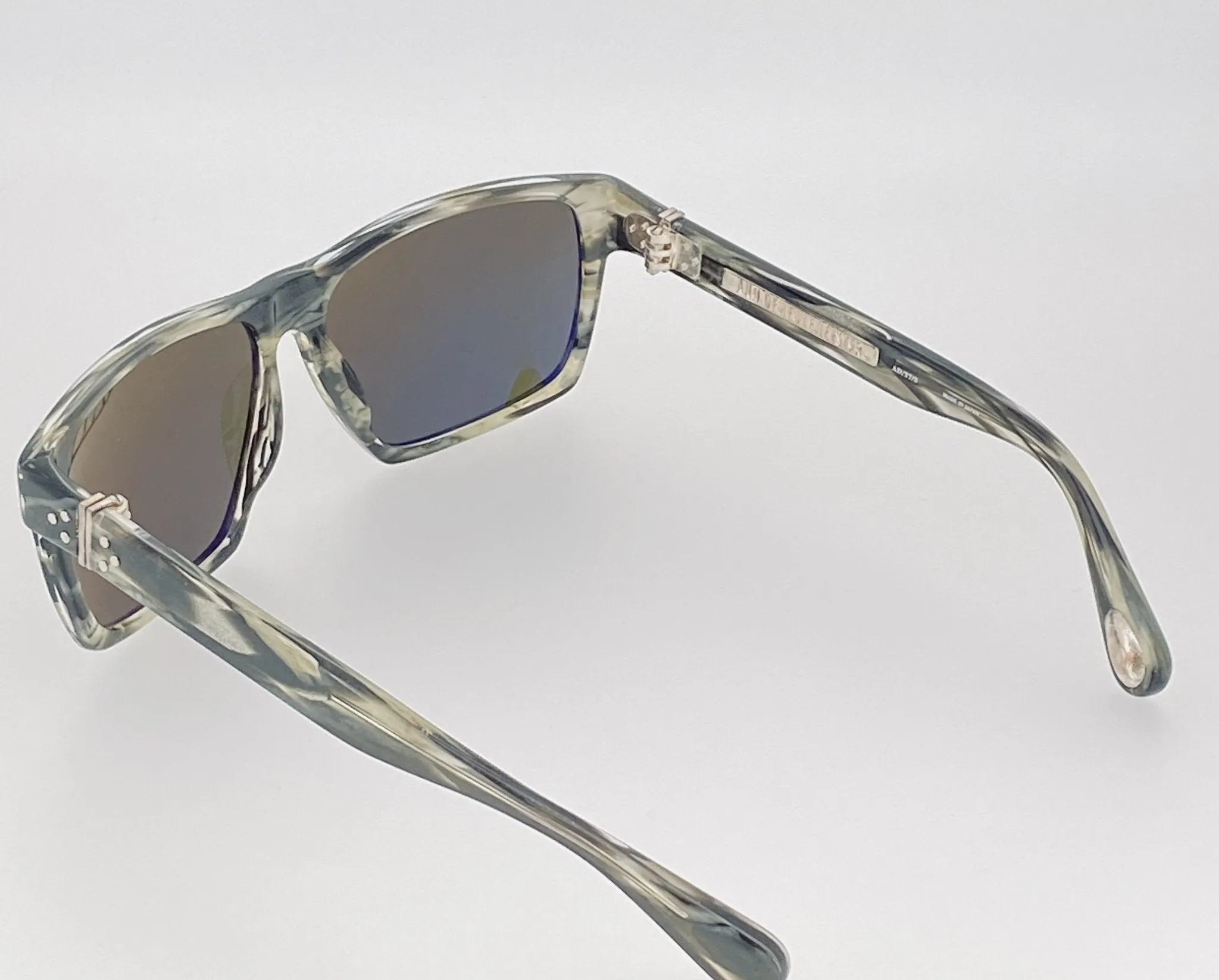 Ann Demeulemeester Sunglasses Angular Brown and Green