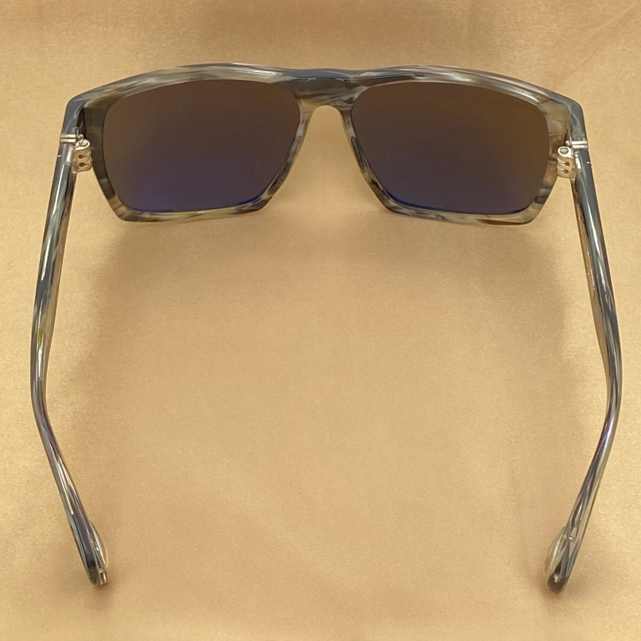 Ann Demeulemeester Sunglasses Angular Brown and Green