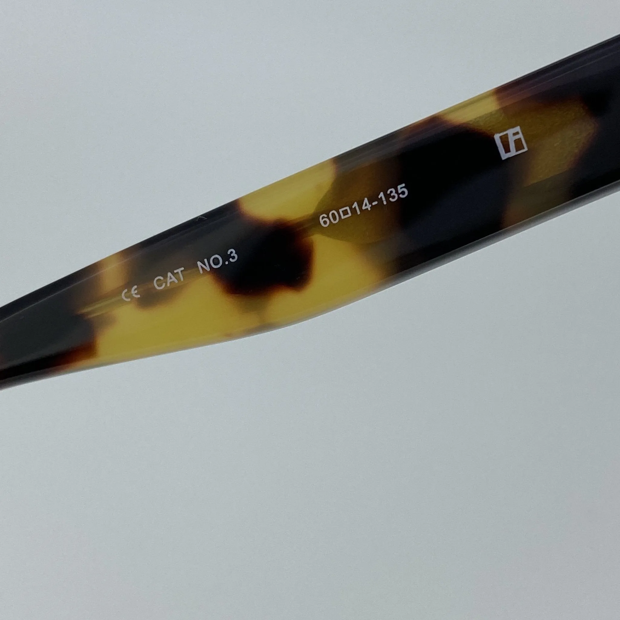 Ann Demeulemeester Sunglasses Angular Tortoise Shell and Brown