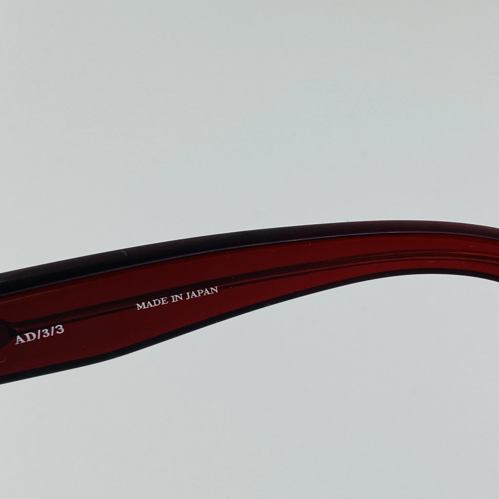 Ann Demeulemeester Sunglasses D-Frame Bordeaux Red and Blue