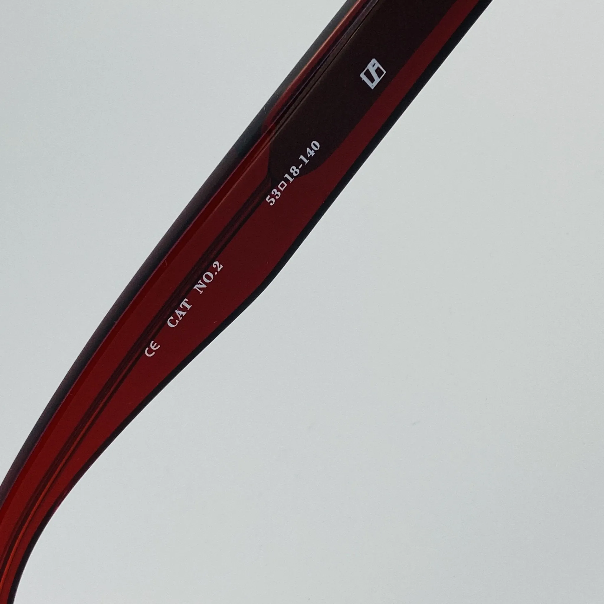 Ann Demeulemeester Sunglasses D-Frame Bordeaux Red and Blue