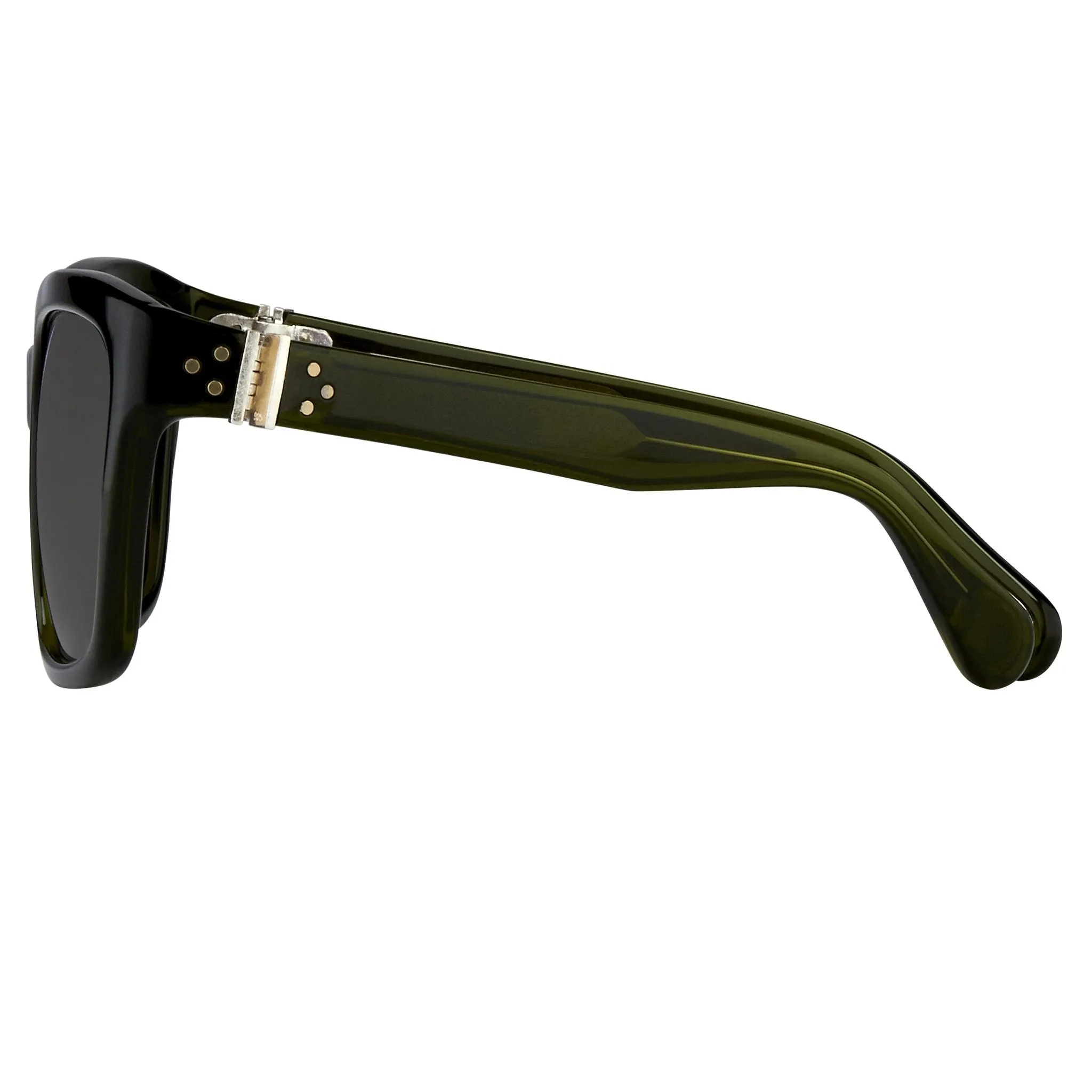 Ann Demeulemeester Sunglasses D-Frame Green