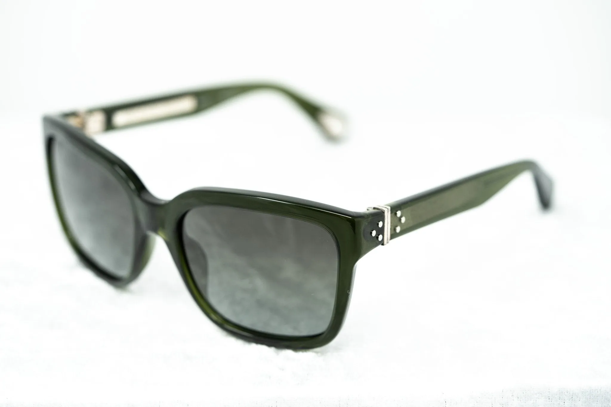 Ann Demeulemeester Sunglasses D-Frame Green