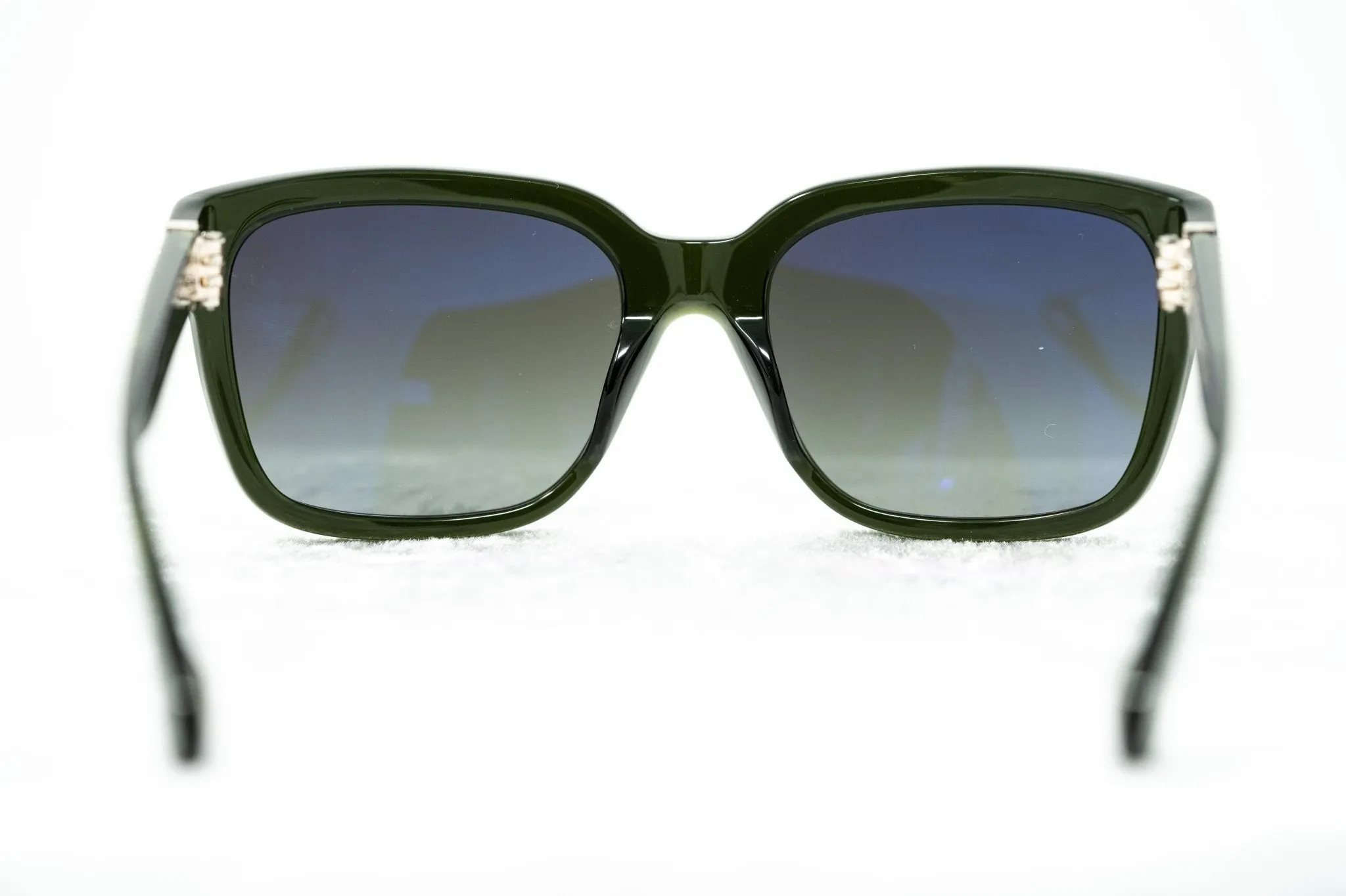 Ann Demeulemeester Sunglasses D-Frame Green