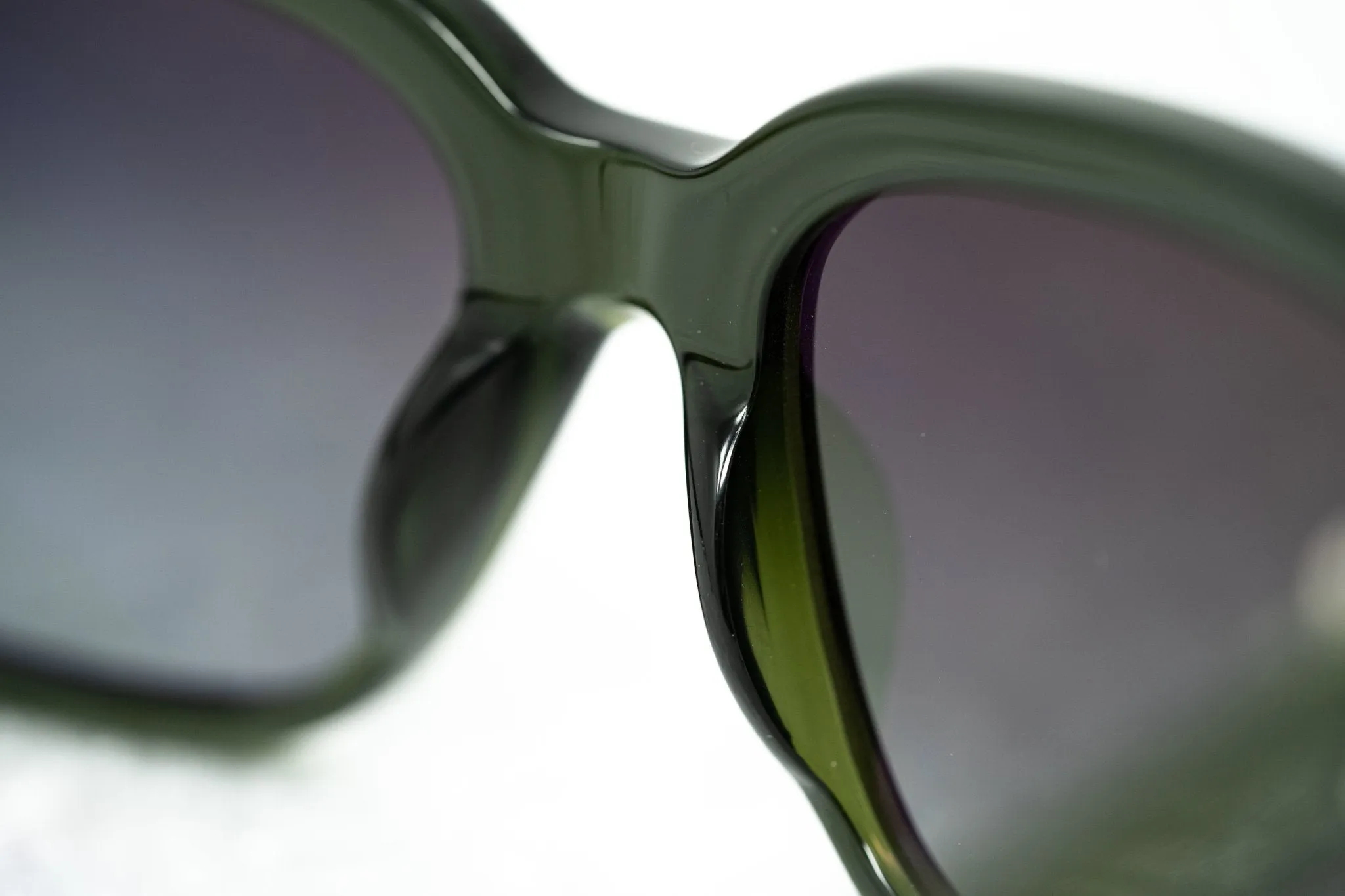 Ann Demeulemeester Sunglasses D-Frame Green