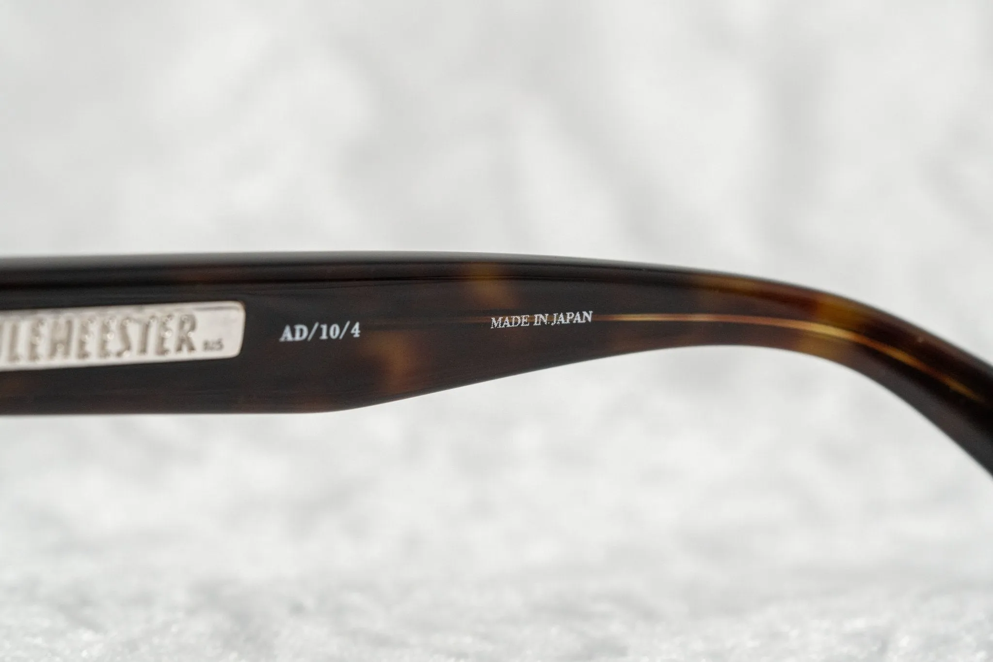 Ann Demeulemeester Sunglasses Flat Top Amber Tortoise Shell and Brown AD10C4SUN
