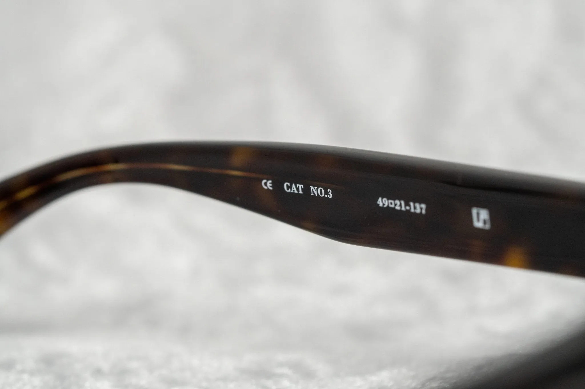 Ann Demeulemeester Sunglasses Flat Top Amber Tortoise Shell and Brown AD10C4SUN