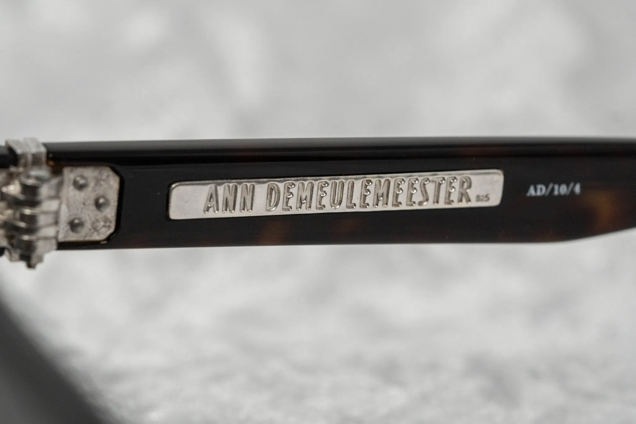 Ann Demeulemeester Sunglasses Flat Top Amber Tortoise Shell and Brown AD10C4SUN