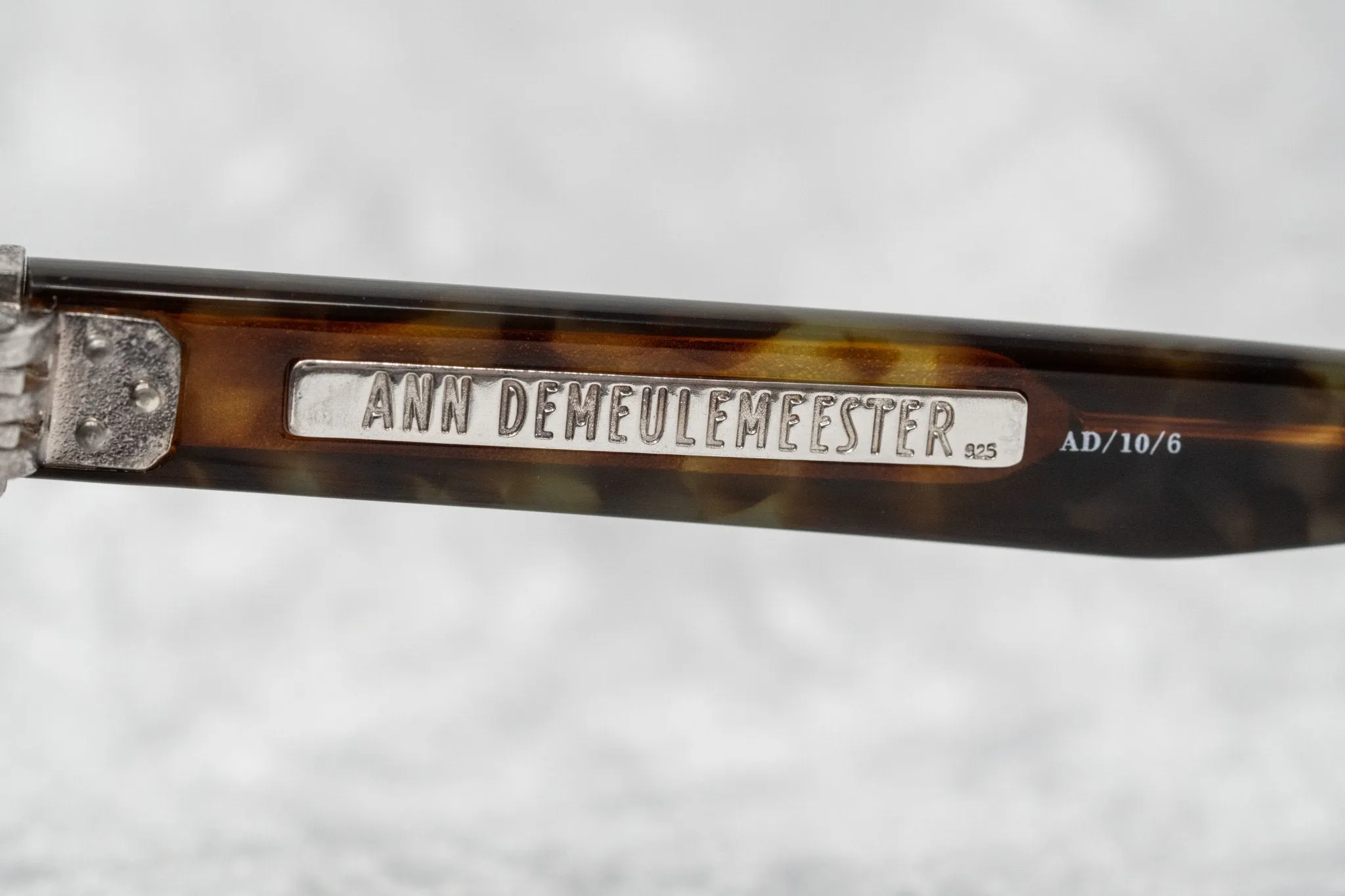 Ann Demeulemeester Sunglasses Flat Top Black and Brown AD10C6SUN