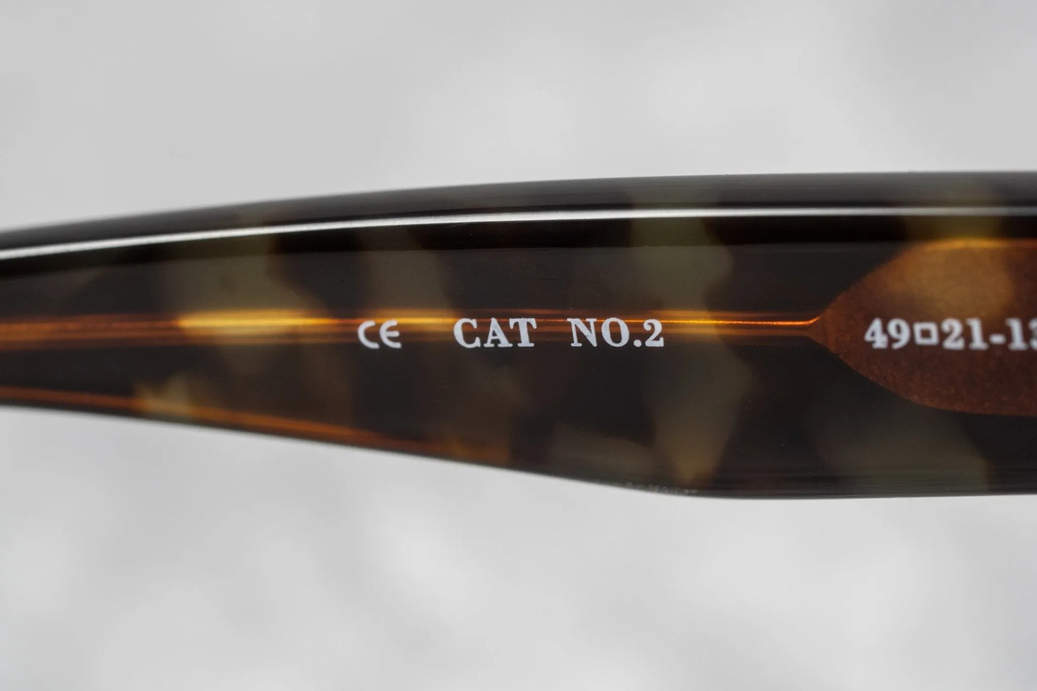 Ann Demeulemeester Sunglasses Flat Top Black and Brown AD10C6SUN