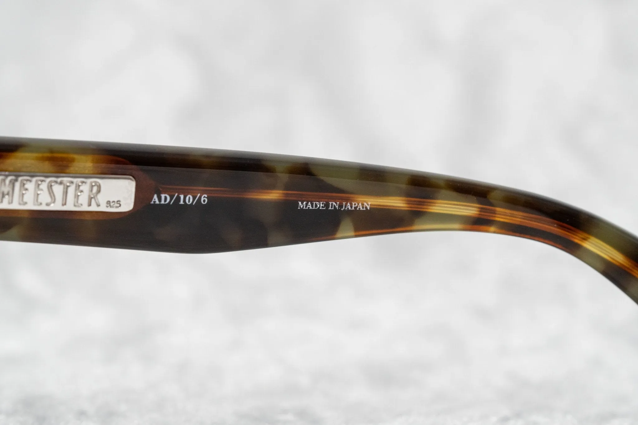 Ann Demeulemeester Sunglasses Flat Top Black and Brown AD10C6SUN