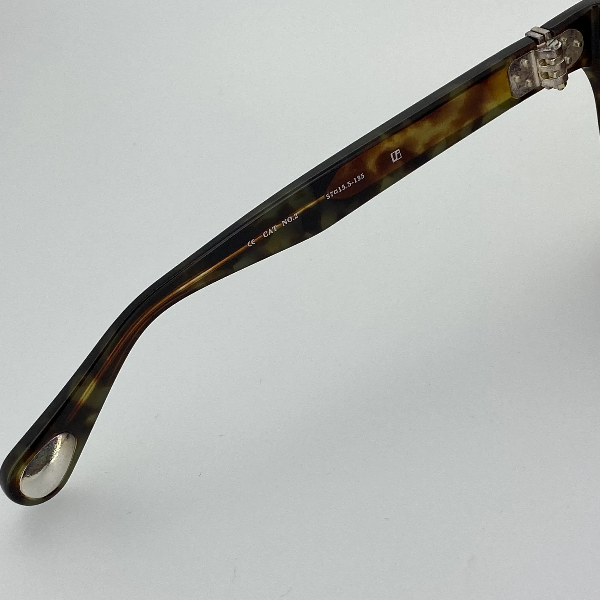 Ann Demeulemeester Sunglasses Flat Top Black and Brown