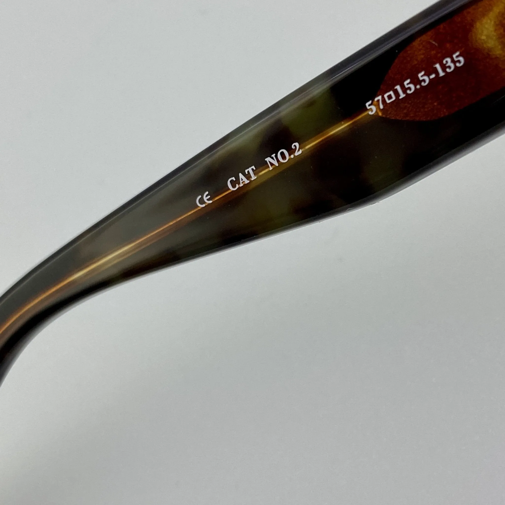 Ann Demeulemeester Sunglasses Flat Top Black and Brown