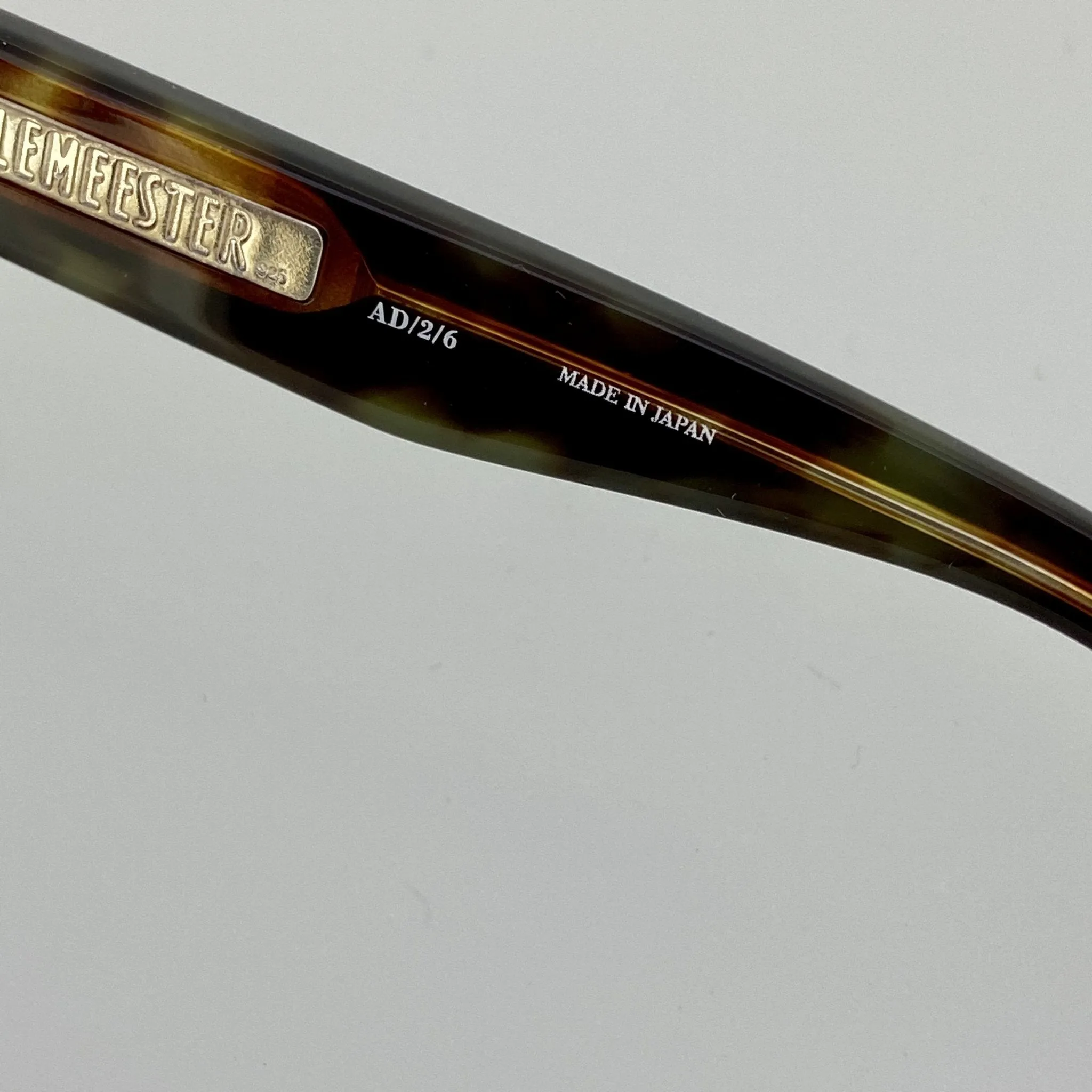 Ann Demeulemeester Sunglasses Flat Top Black and Brown