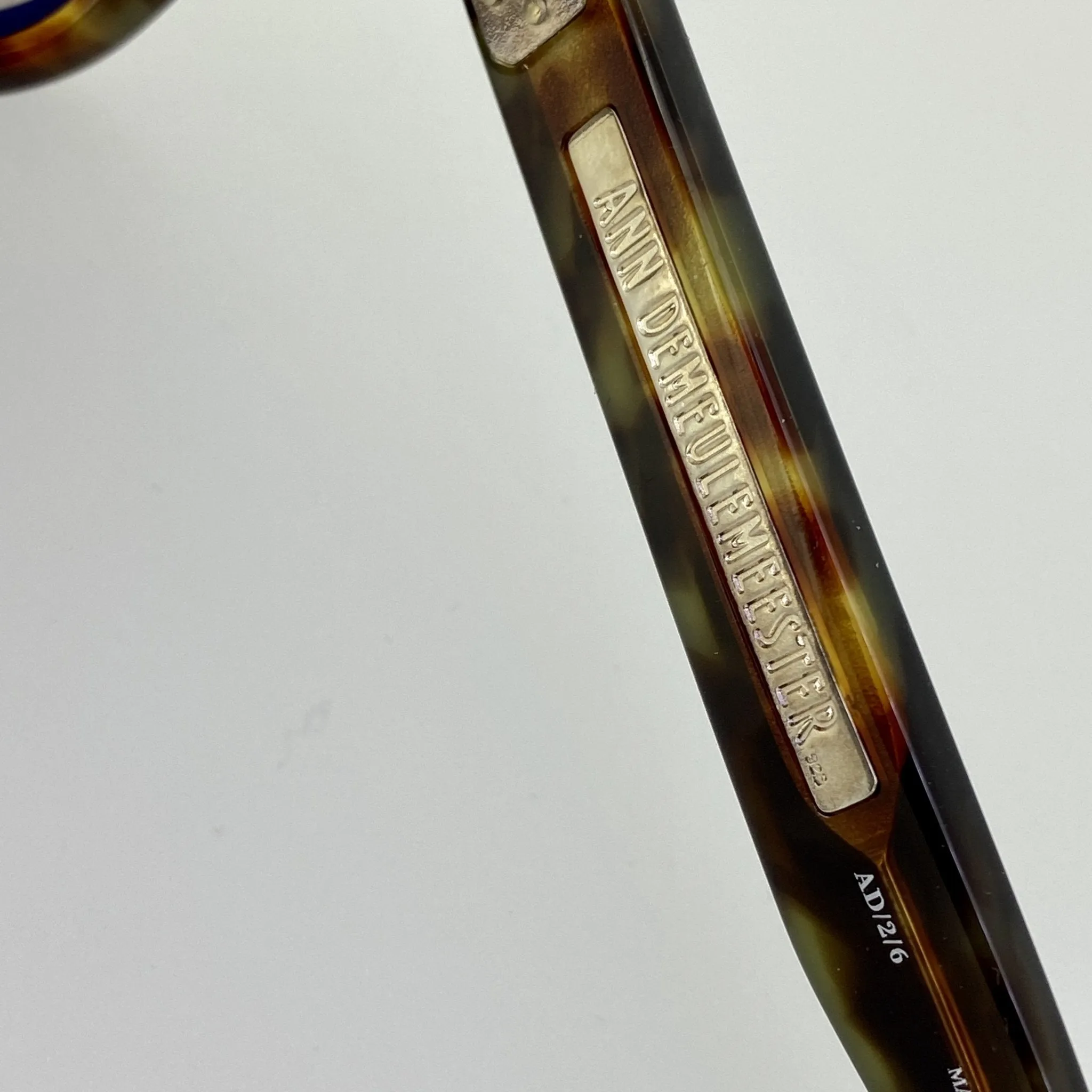 Ann Demeulemeester Sunglasses Flat Top Black and Brown