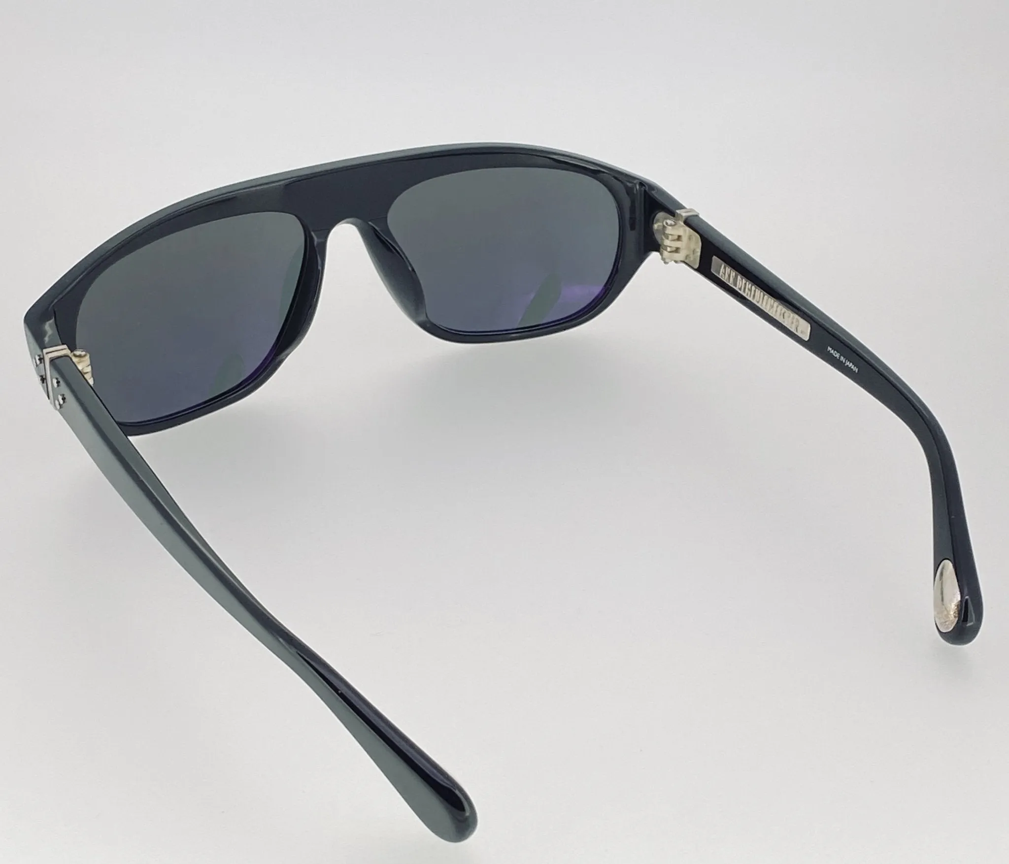 Ann Demeulemeester Sunglasses Flat Top Black and Grey