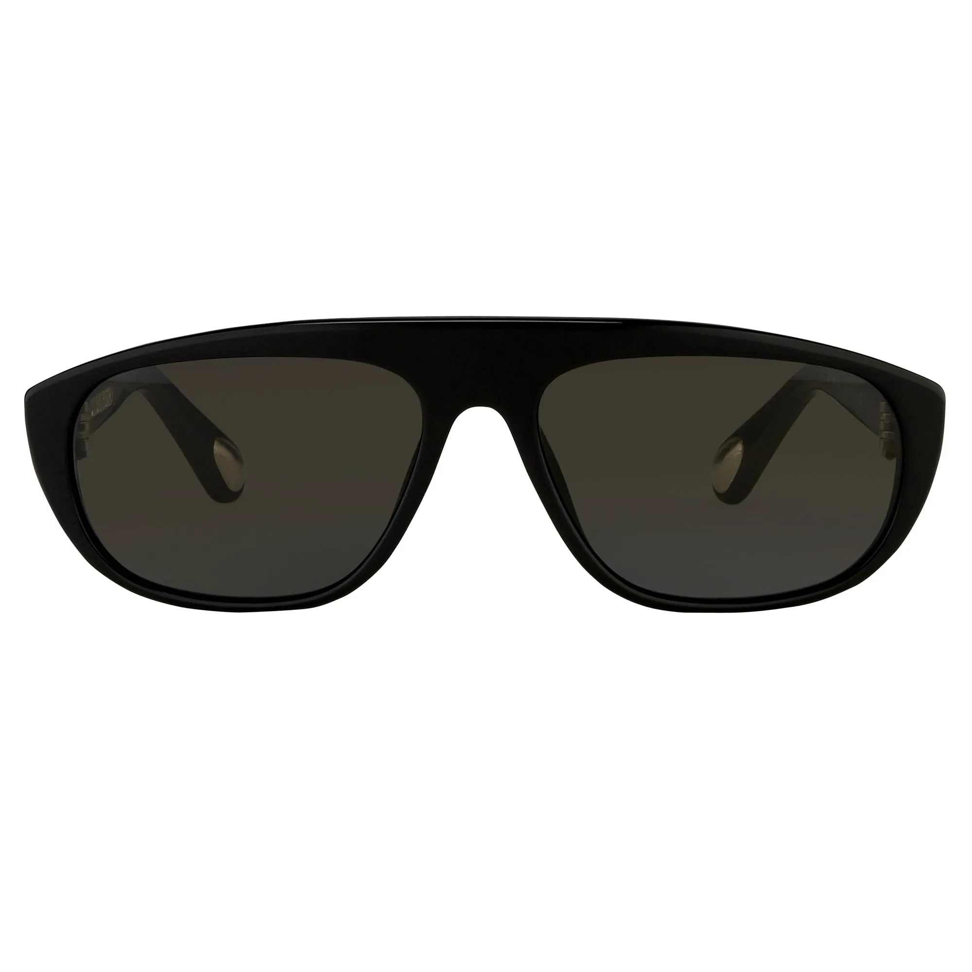 Ann Demeulemeester Sunglasses Flat Top Black and Grey