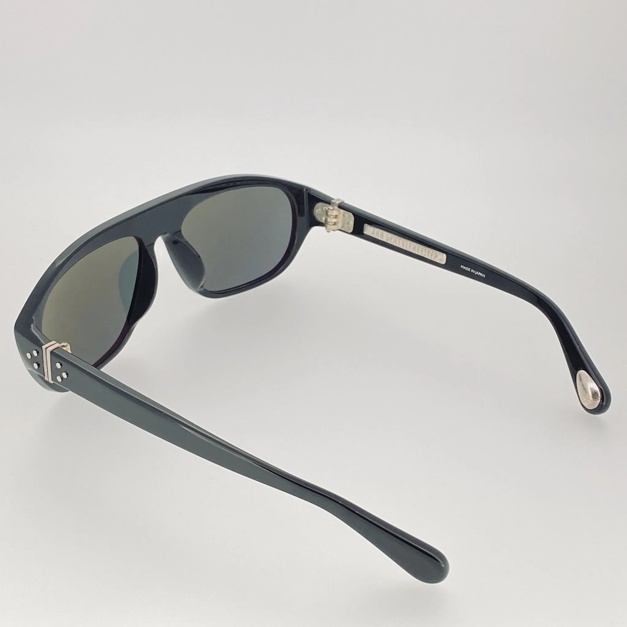 Ann Demeulemeester Sunglasses Flat Top Black and Grey