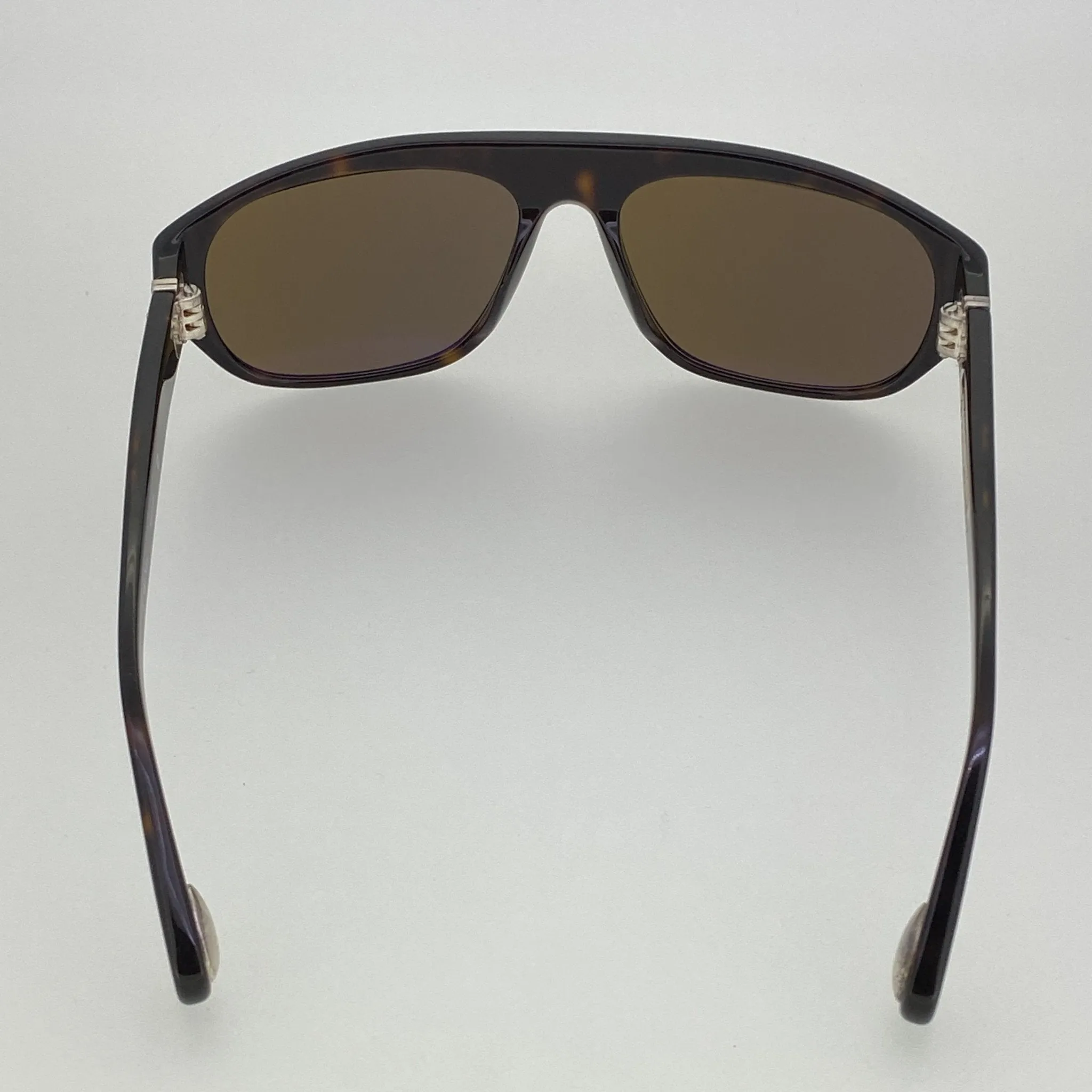Ann Demeulemeester Sunglasses Flat Top Tortoise Shell and Brown