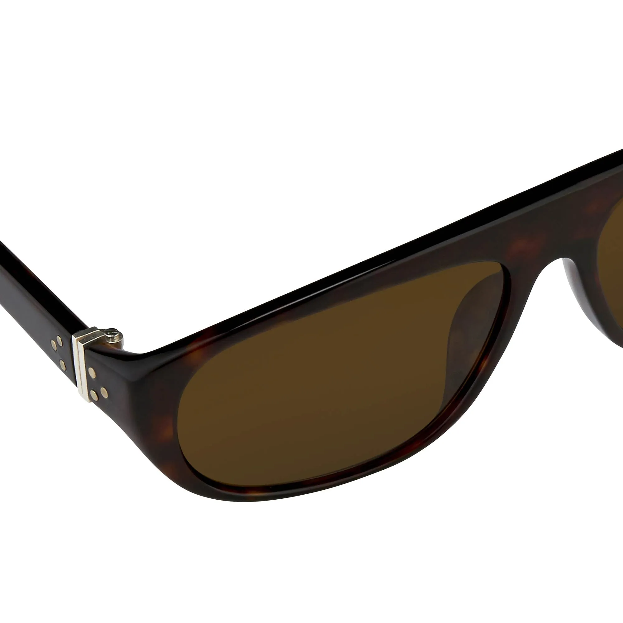 Ann Demeulemeester Sunglasses Flat Top Tortoise Shell and Brown