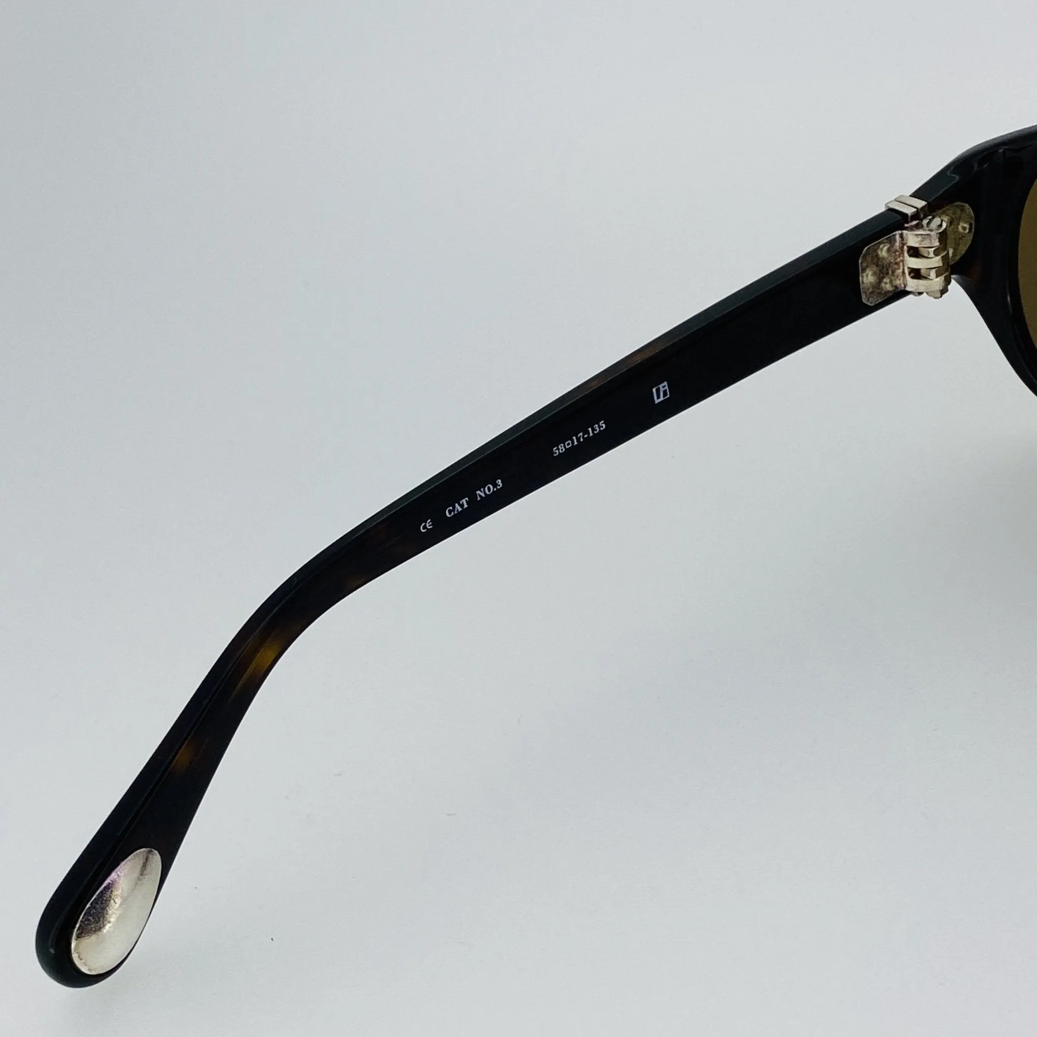 Ann Demeulemeester Sunglasses Flat Top Tortoise Shell and Brown