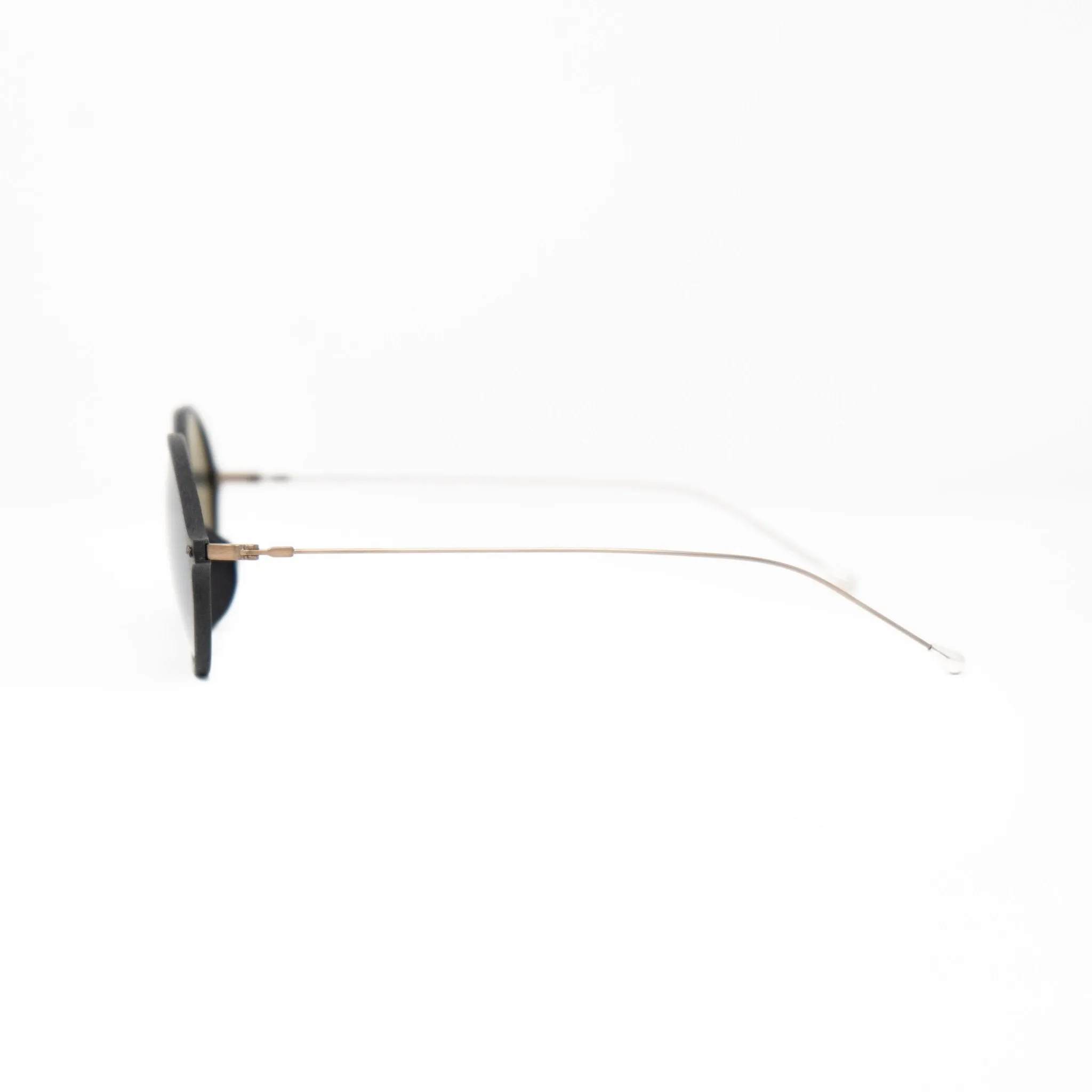 Ann Demeulemeester Sunglasses Oval Black and Grey Mirror AD64C2SUN