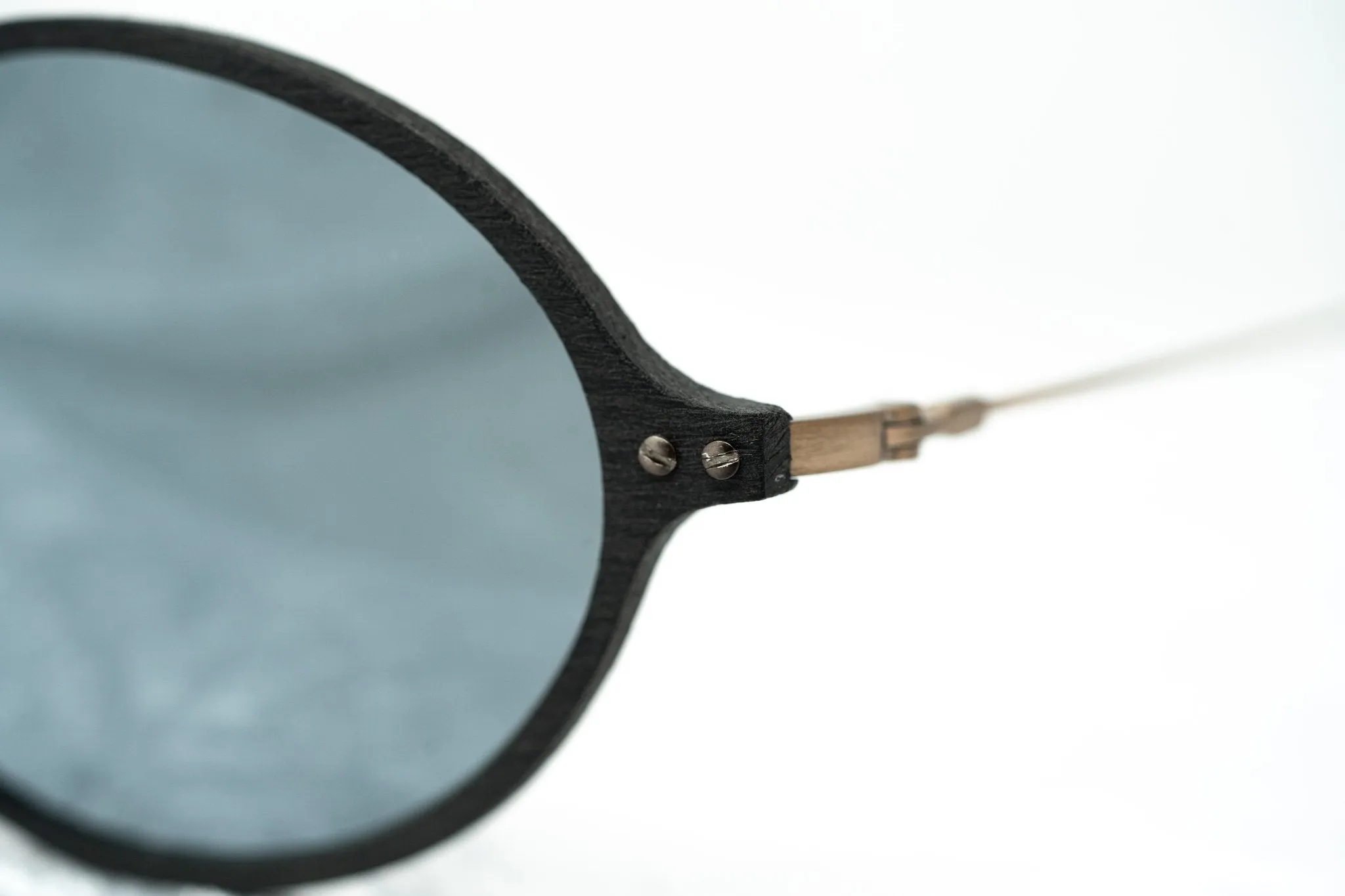 Ann Demeulemeester Sunglasses Oval Black and Grey Mirror AD64C2SUN