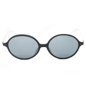 Ann Demeulemeester Sunglasses Oval Black and Grey Mirror AD64C2SUN