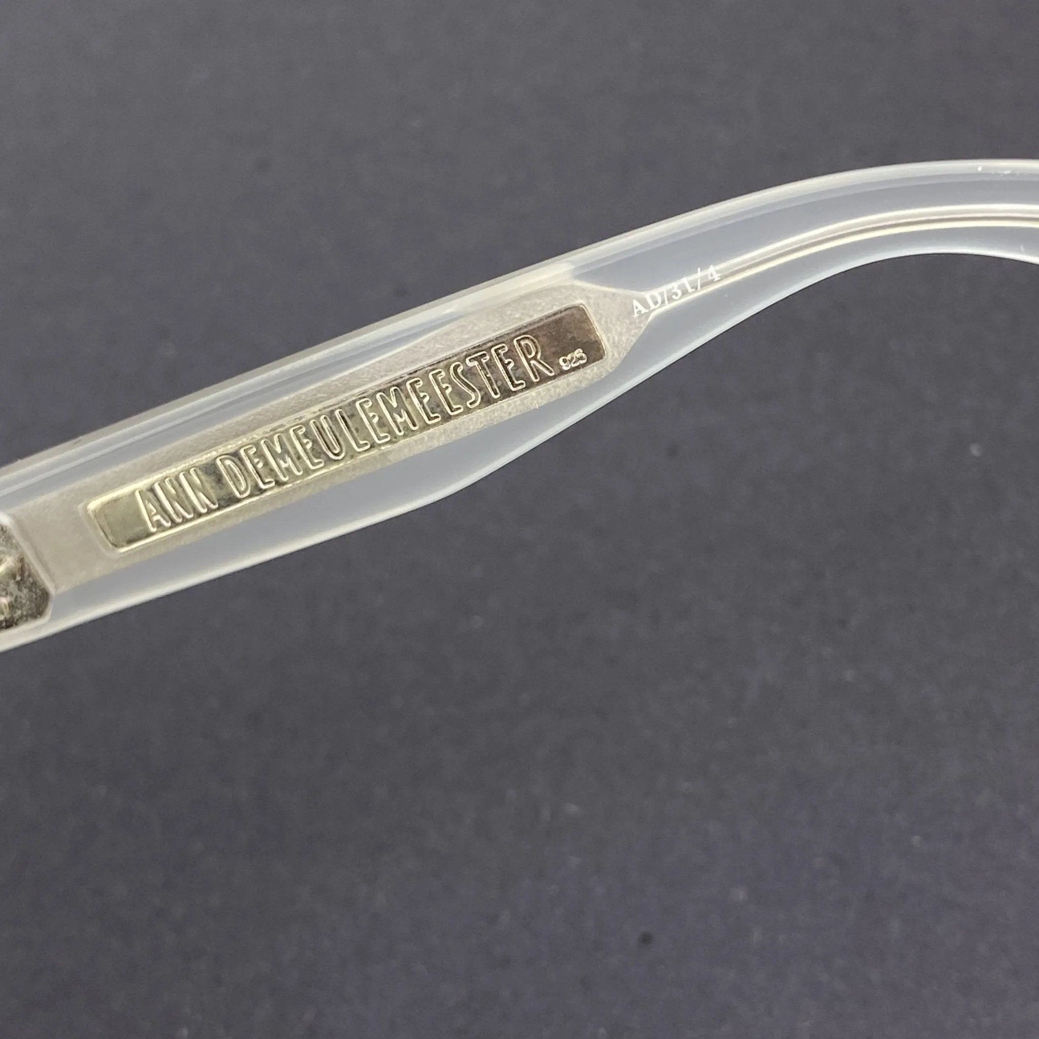 Ann Demeulemeester Sunglasses Oversized White and Grey AD31C4SUN