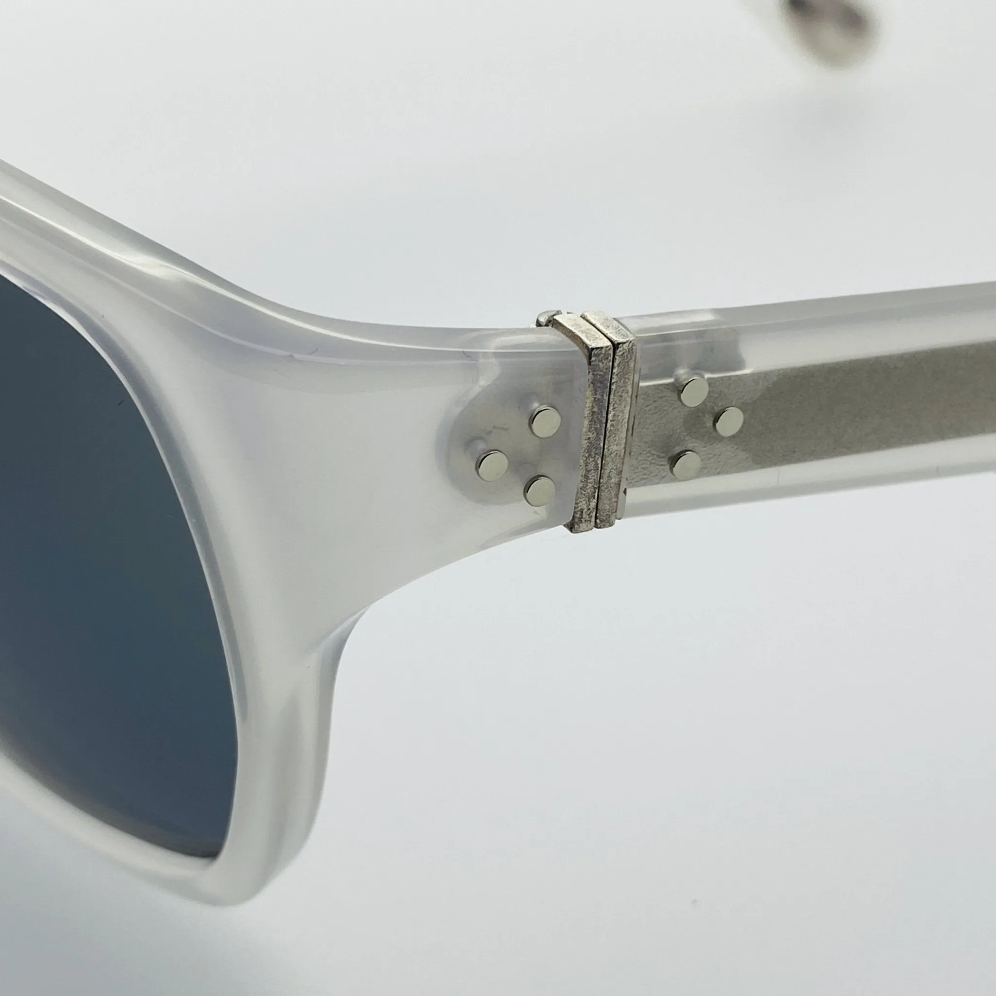 Ann Demeulemeester Sunglasses Oversized White and Grey AD31C4SUN