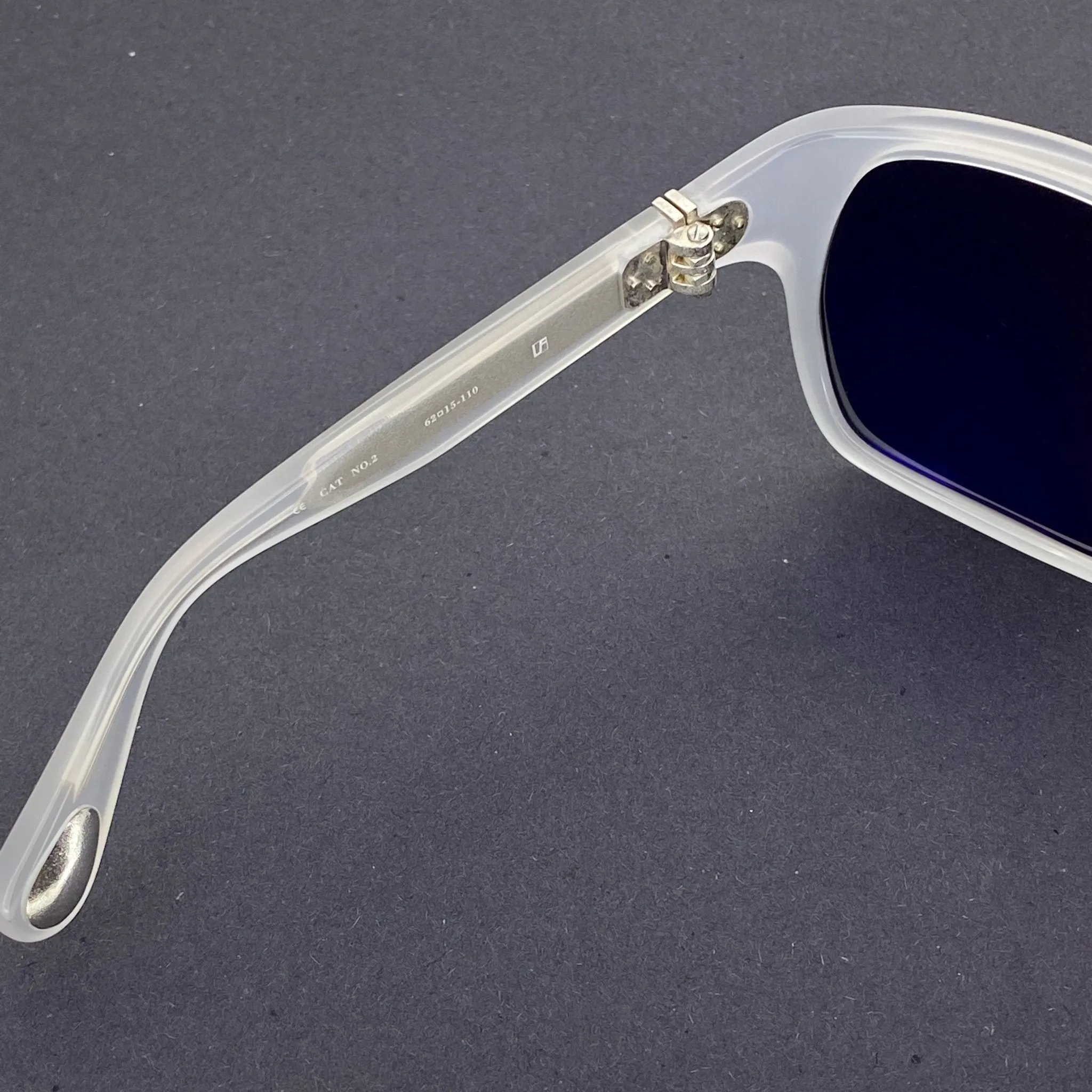 Ann Demeulemeester Sunglasses Oversized White and Grey AD31C4SUN
