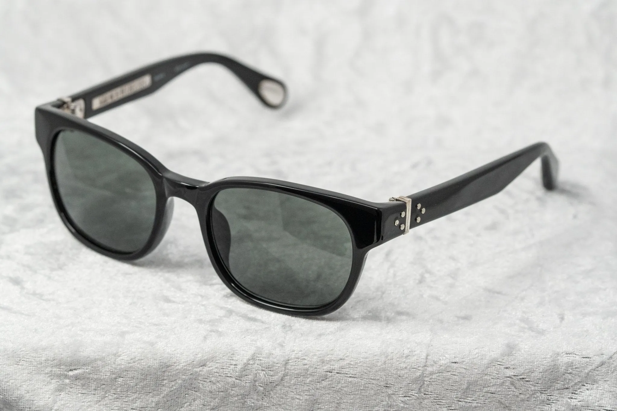 Ann Demeulemeester Sunglasses Rectangular Black and Grey