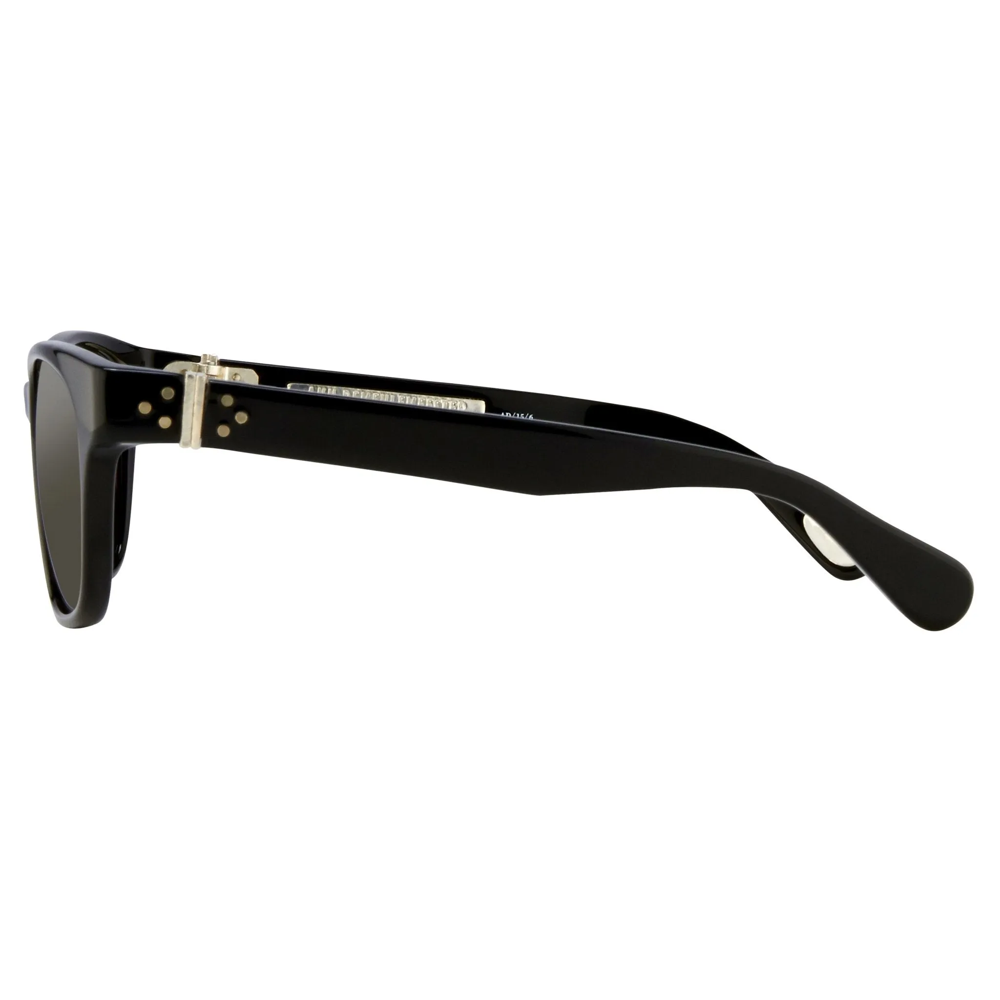 Ann Demeulemeester Sunglasses Rectangular Black and Grey