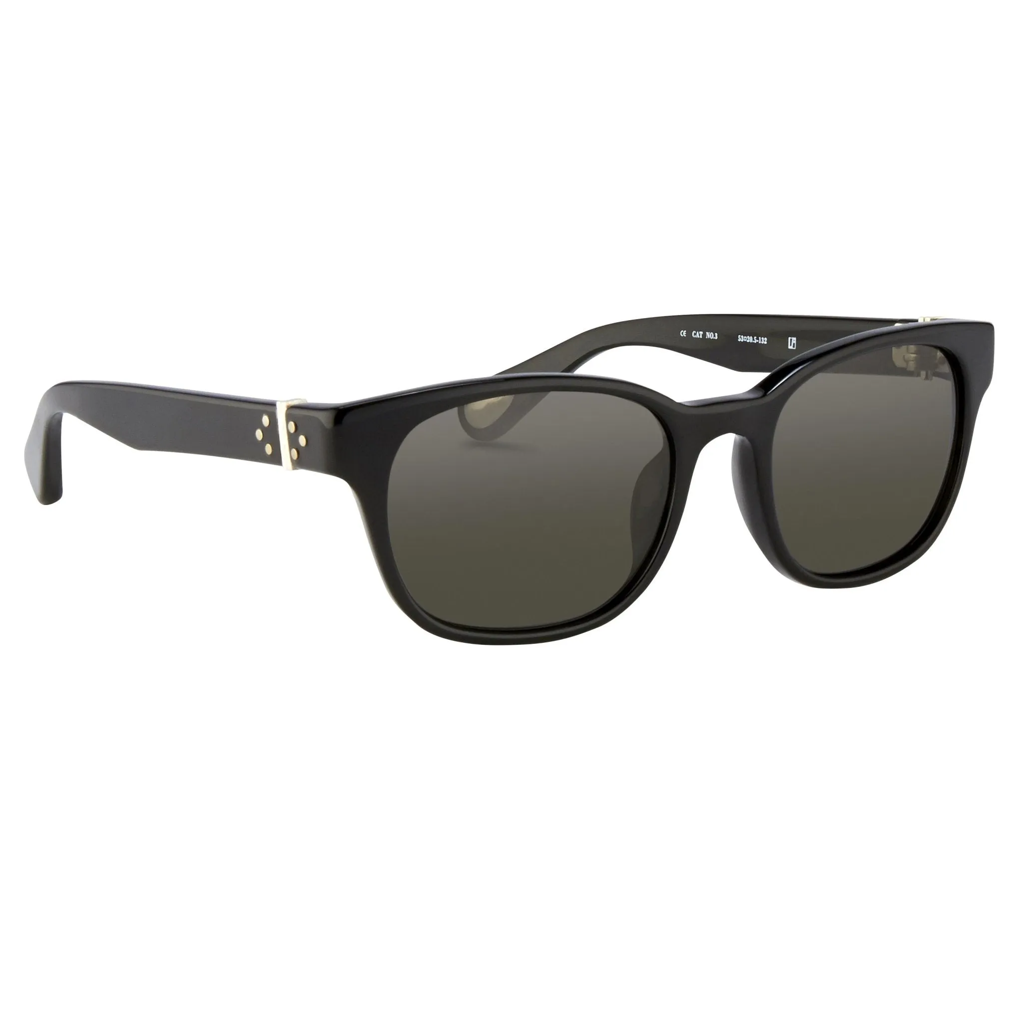 Ann Demeulemeester Sunglasses Rectangular Black and Grey