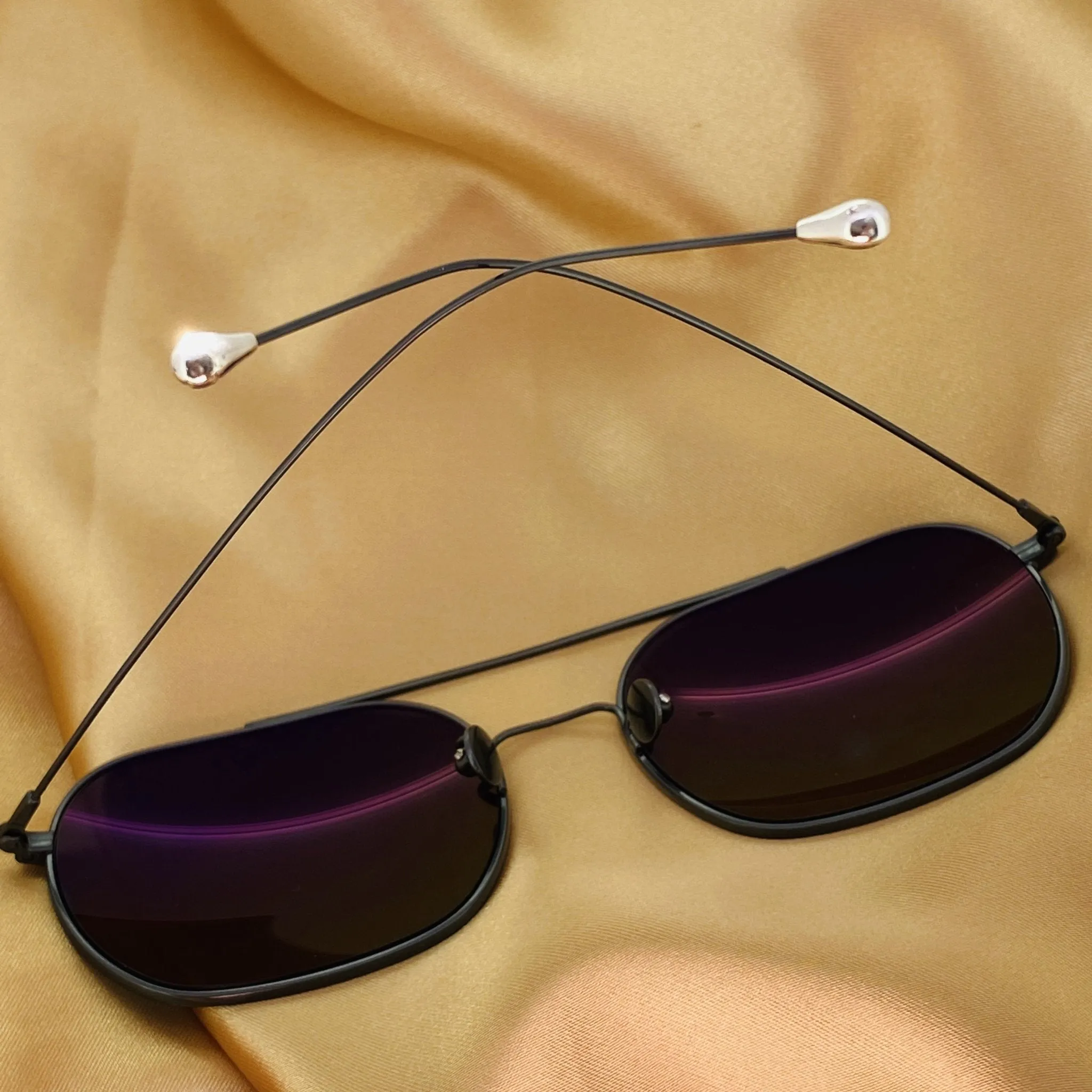 Ann Demeulemeester Sunglasses Round Gun Metal and Grey AD63C2SUN