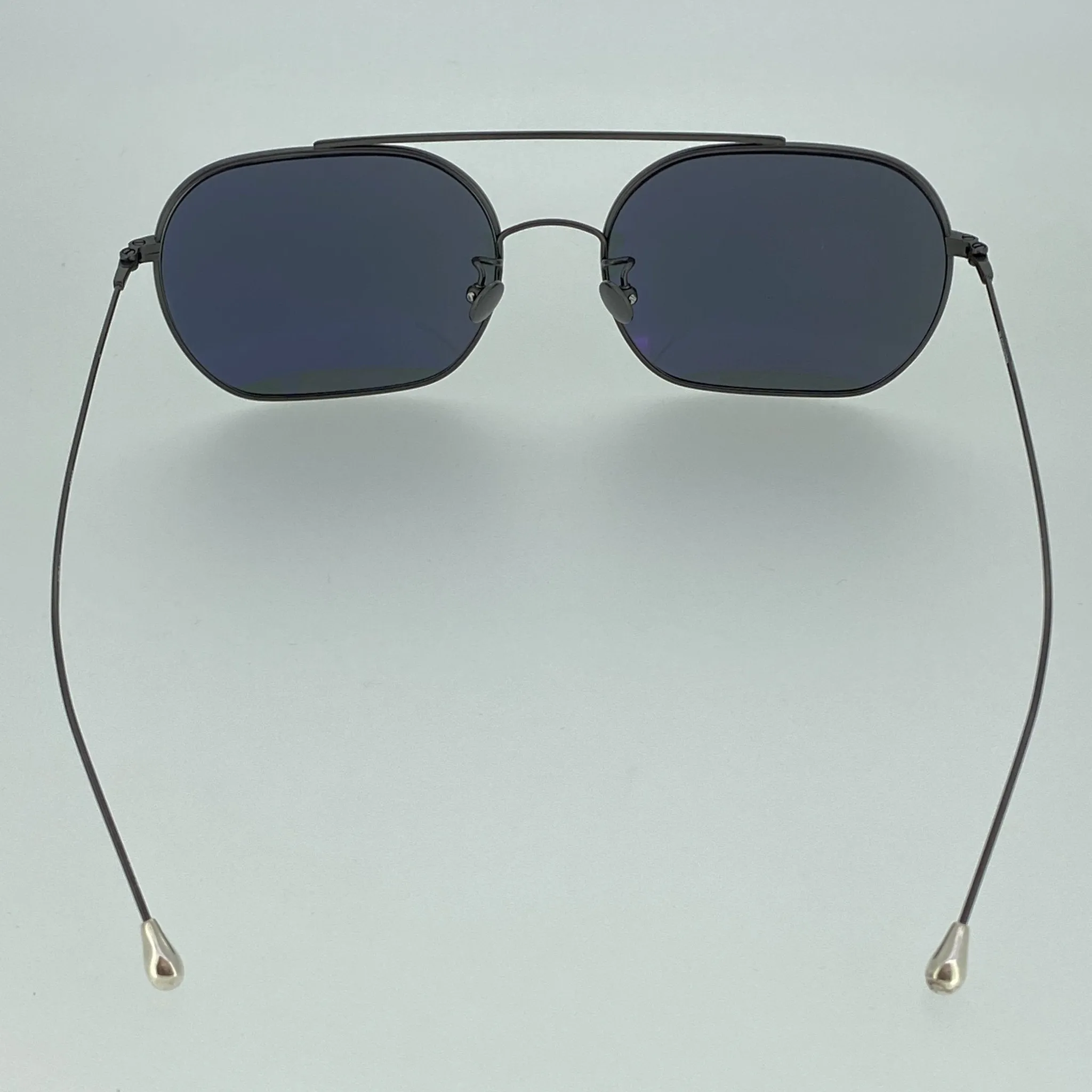 Ann Demeulemeester Sunglasses Round Gun Metal and Grey AD63C2SUN