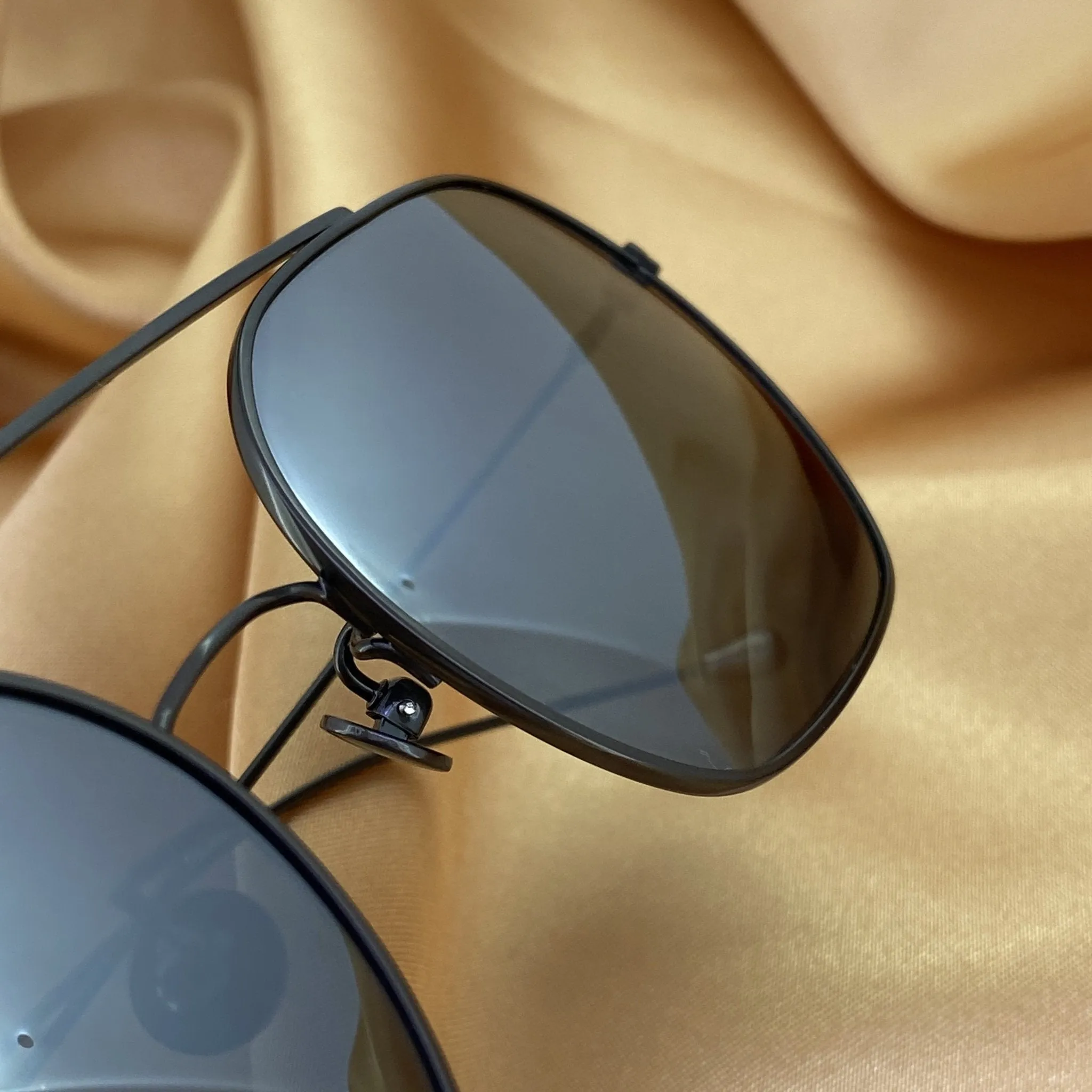 Ann Demeulemeester Sunglasses Round Gun Metal and Grey AD63C2SUN