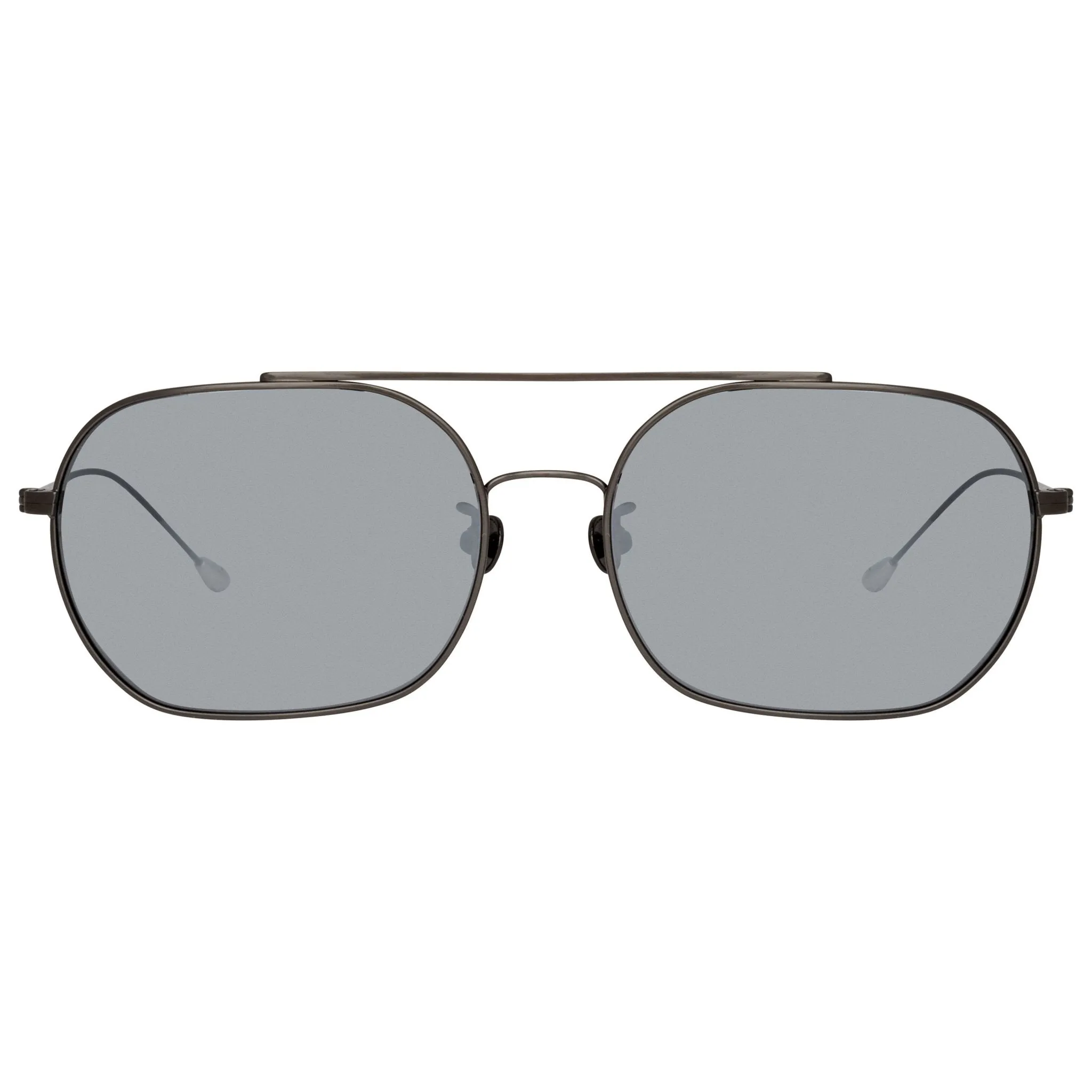 Ann Demeulemeester Sunglasses Round Gun Metal and Grey AD63C2SUN