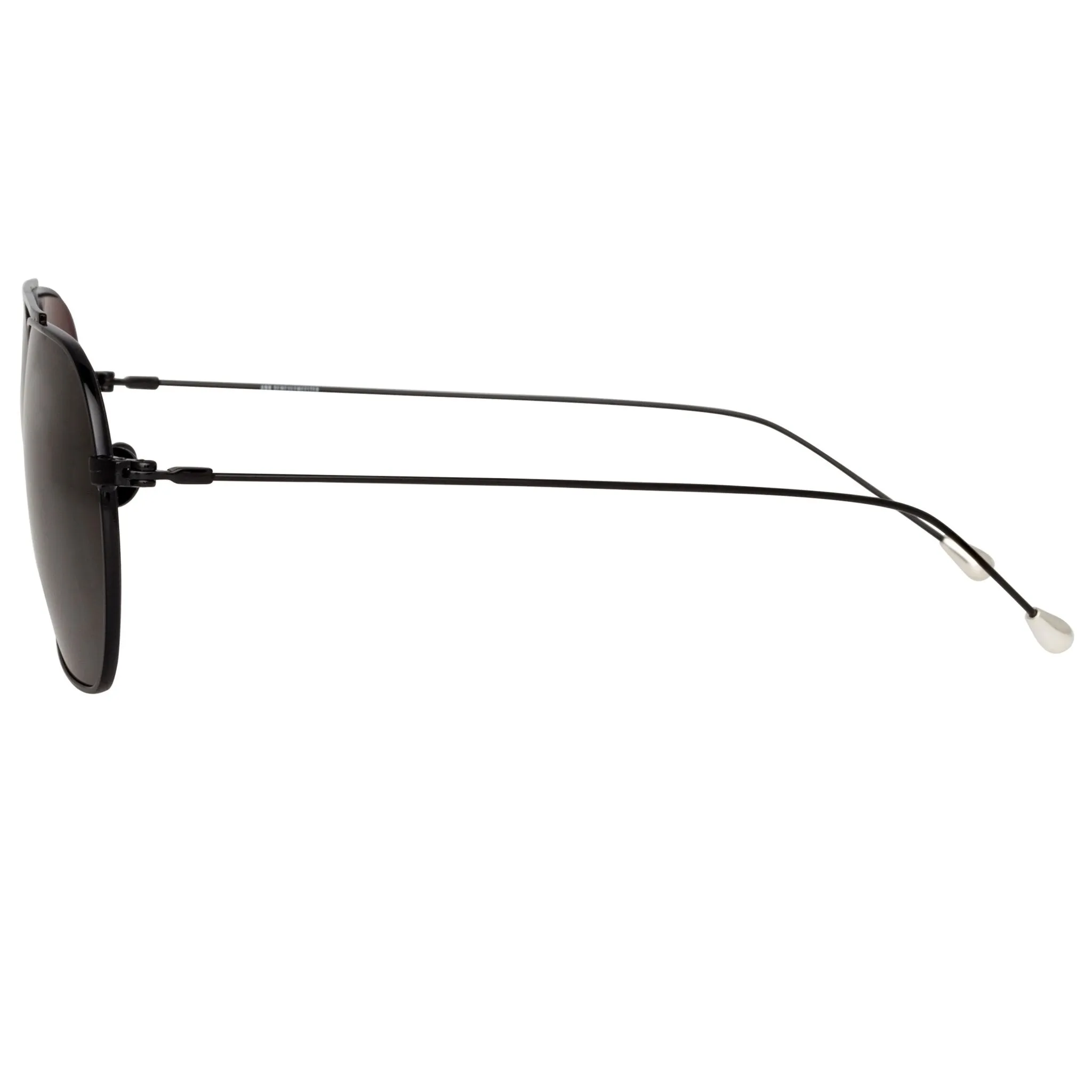 Ann Demeulemeester Sunglasses Shiny Black and Grey