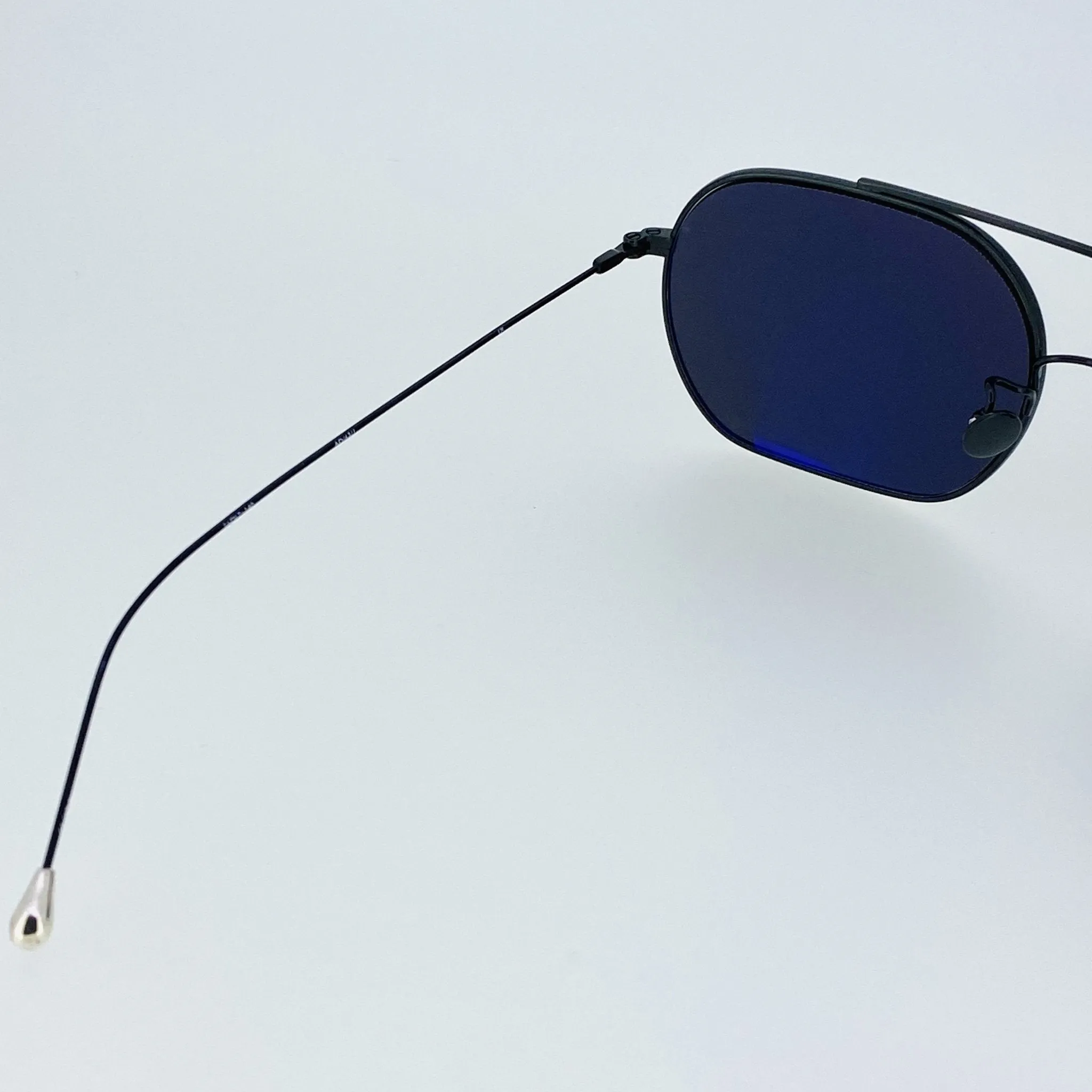 Ann Demeulemeester Sunglasses Shiny Black and Grey