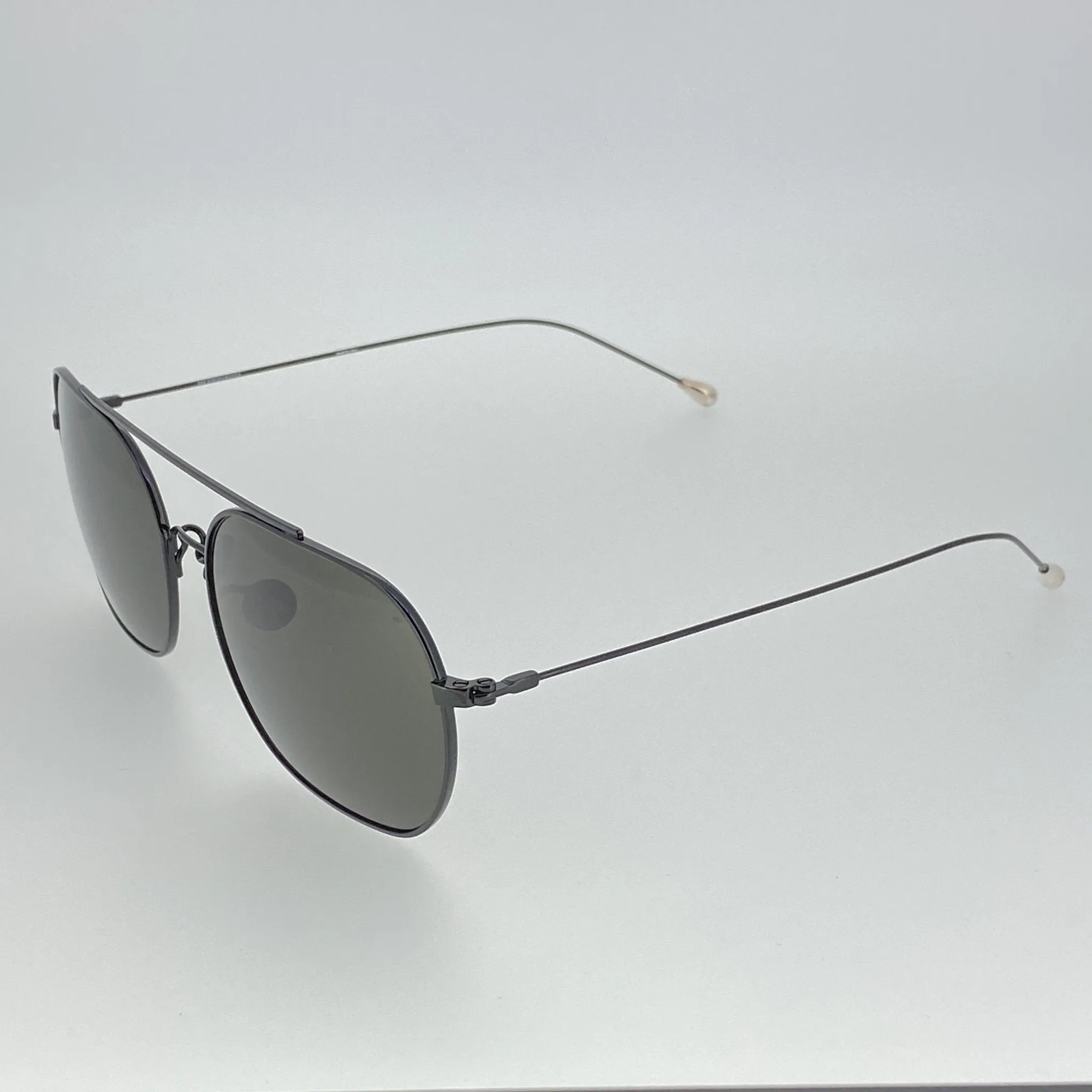 Ann Demeulemeester Sunglasses Shiny Black and Grey