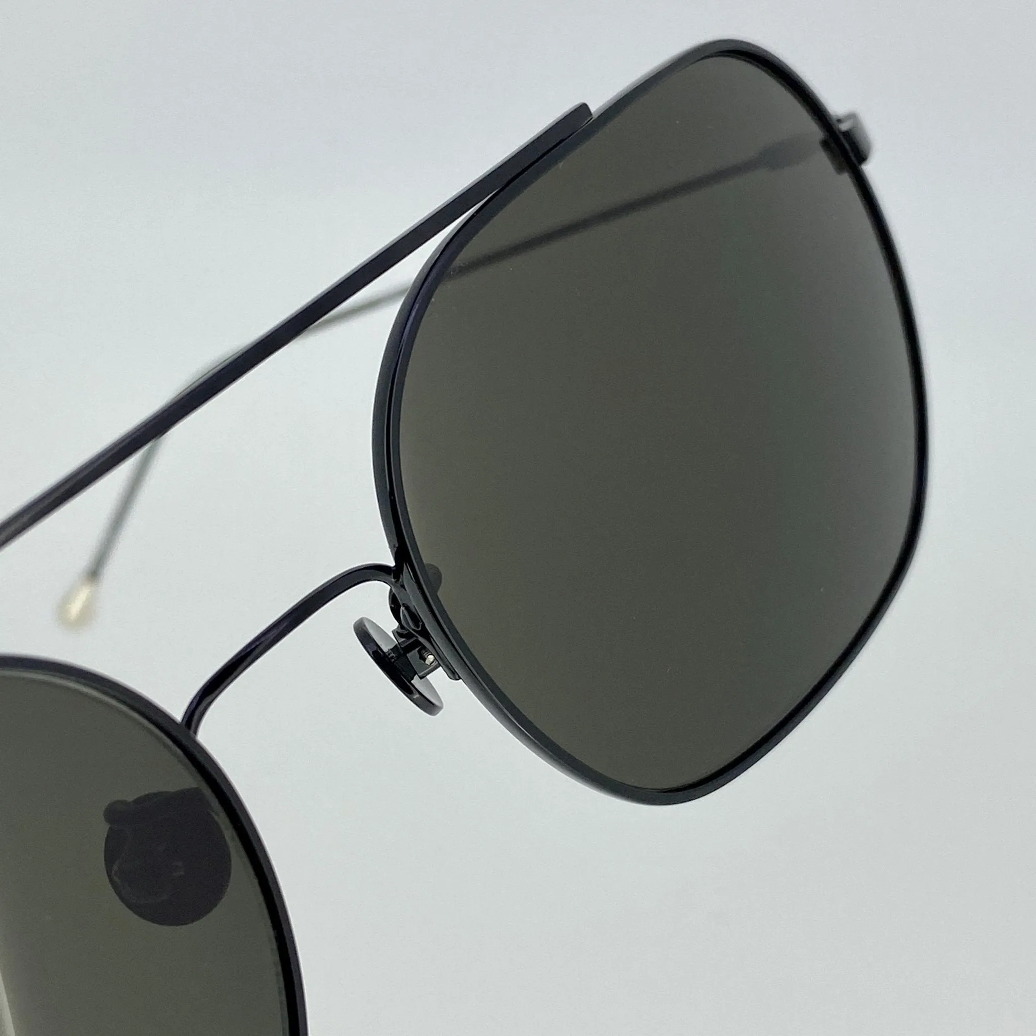 Ann Demeulemeester Sunglasses Shiny Black and Grey