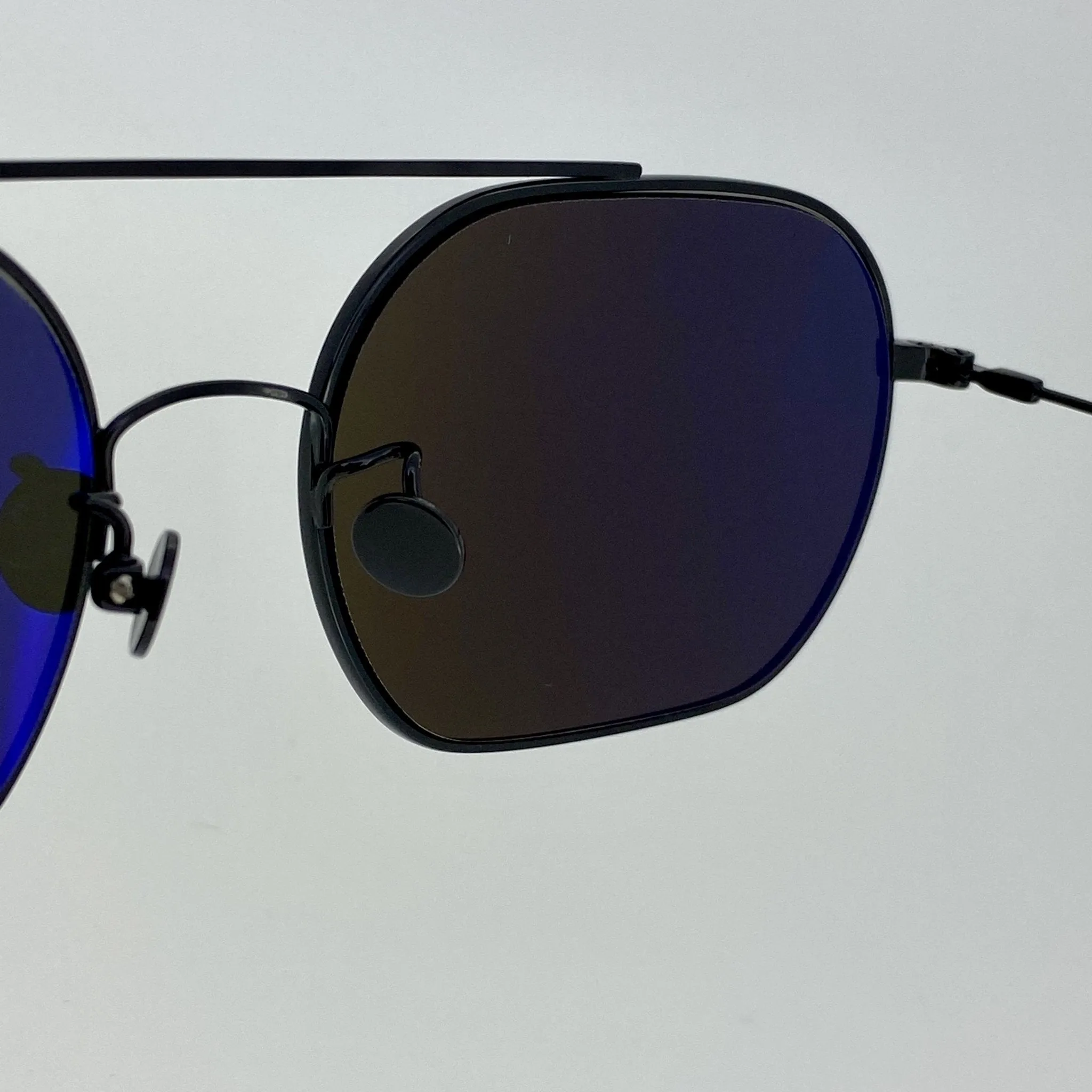 Ann Demeulemeester Sunglasses Shiny Black and Grey