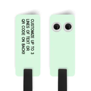 [APRIL FOOLS EDITION] Googly Eyes Luggage Tag (Glow In The Dark Double Sided)