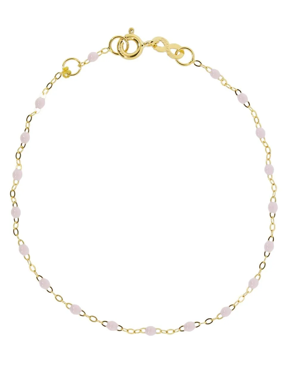 Baby Pink Bead Classic Gigi Bracelet