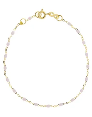 Baby Pink Bead Classic Gigi Bracelet