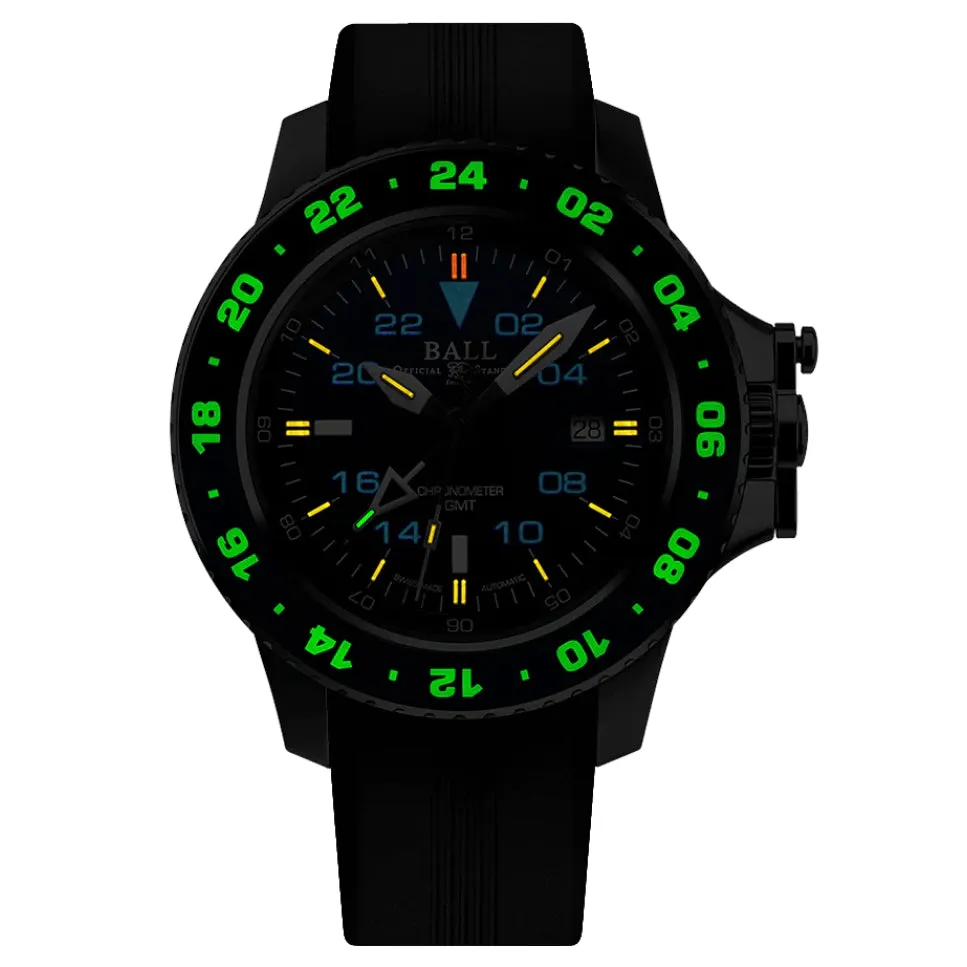 Ball Engineer Hydrocarbon AeroGMT II Men's Black Watch DG2018C-P3C-BK