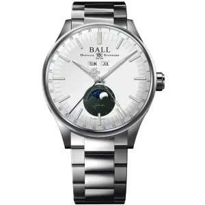 Ball Engineer II Moon Calendar Men's Green Watch NM3016C-S1J-WHGR
